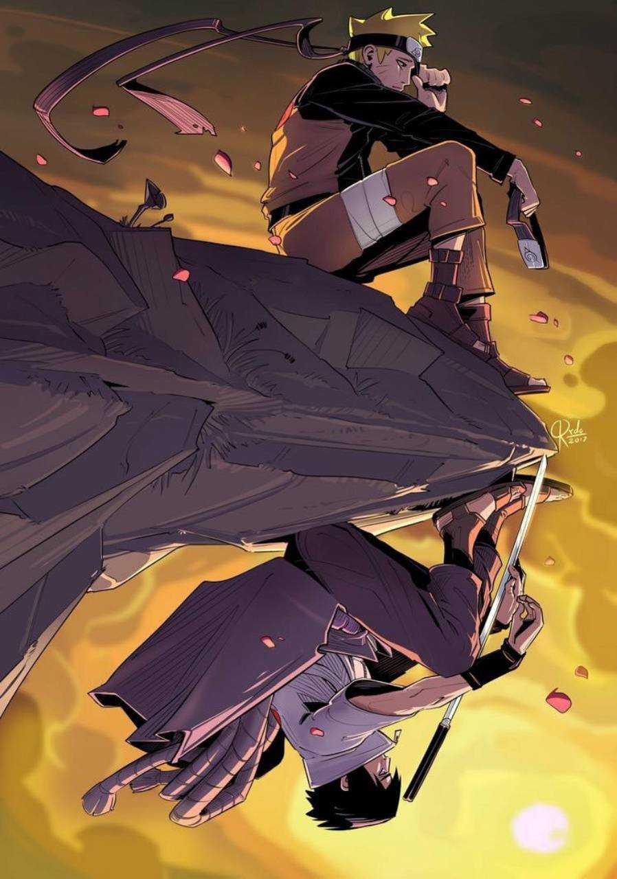 Naruto and Sasuke Wallpaper