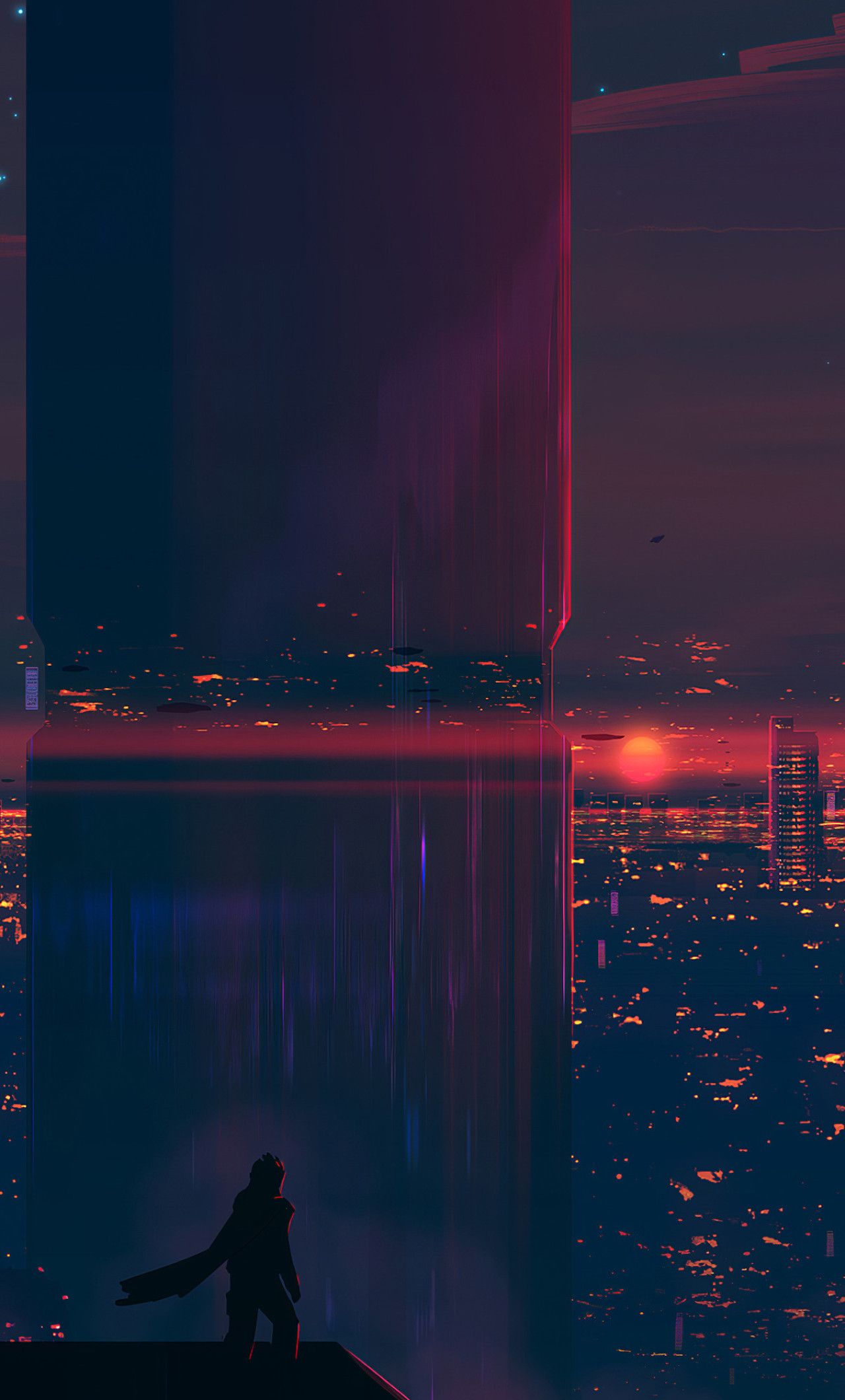 Night Life iPhone Wallpaper