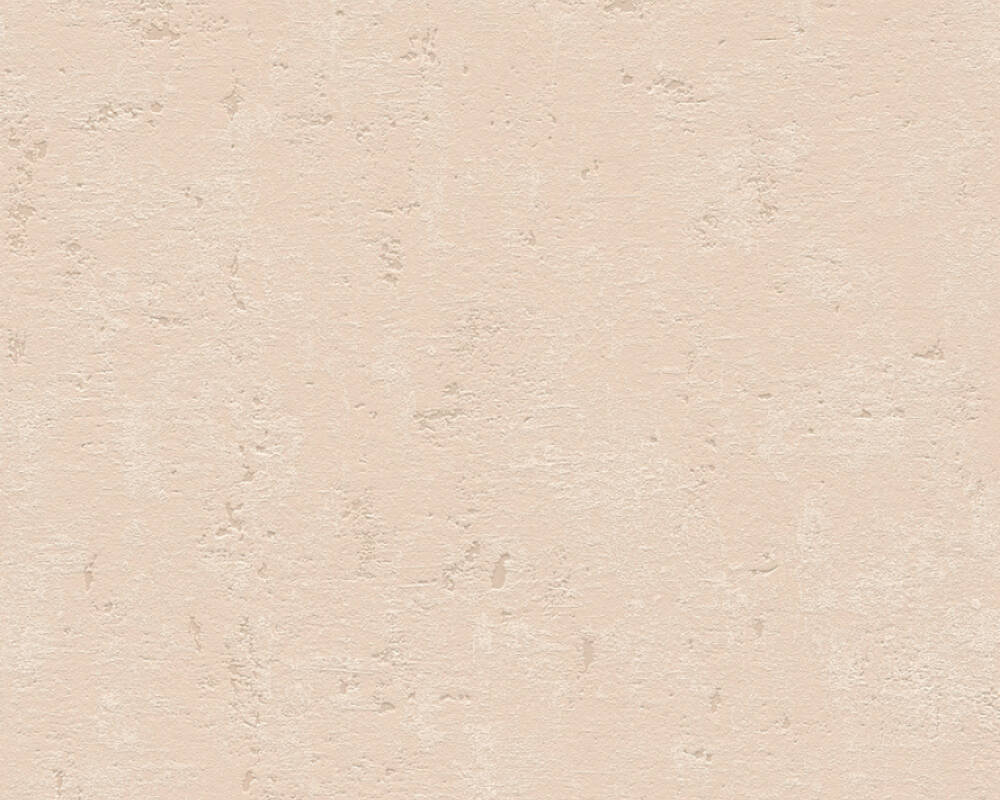 Non Woven Wallpaper Plaster Look Beige Pink 2307 06
