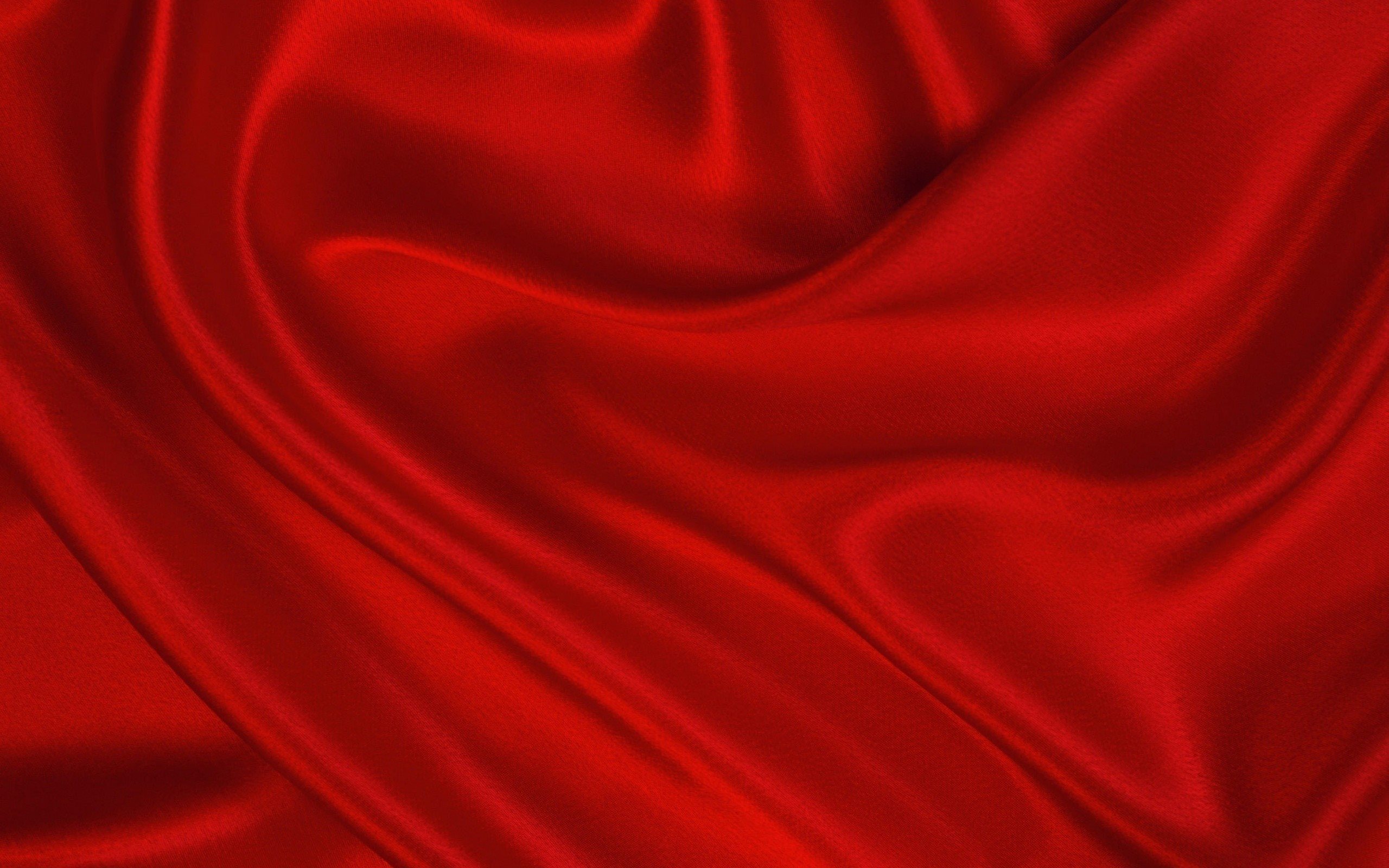 Download wallpaper red silk, red fabric, satin, chervona loom for desktop with resolution 2560x1600. High Quality HD picture wallpaper