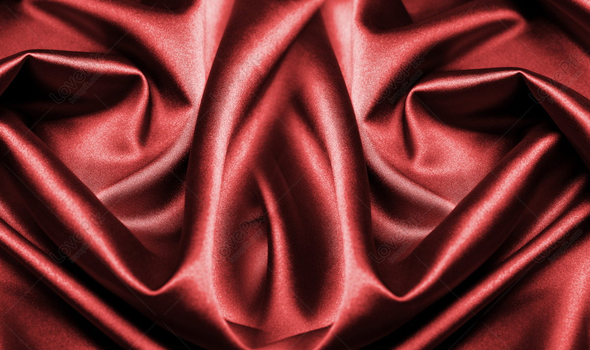 Red Silk Background Stock Photo - Download Image Now - Red, Silk