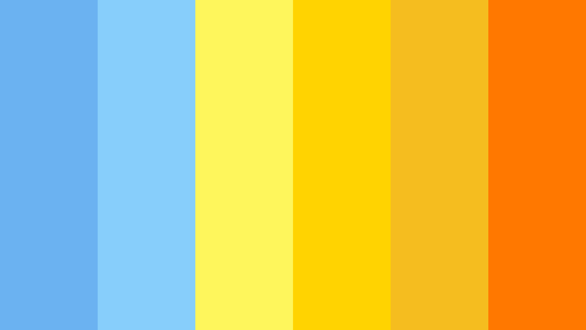 Light Blue, Yellow & Orange Color Scheme Blue SchemeColor.com