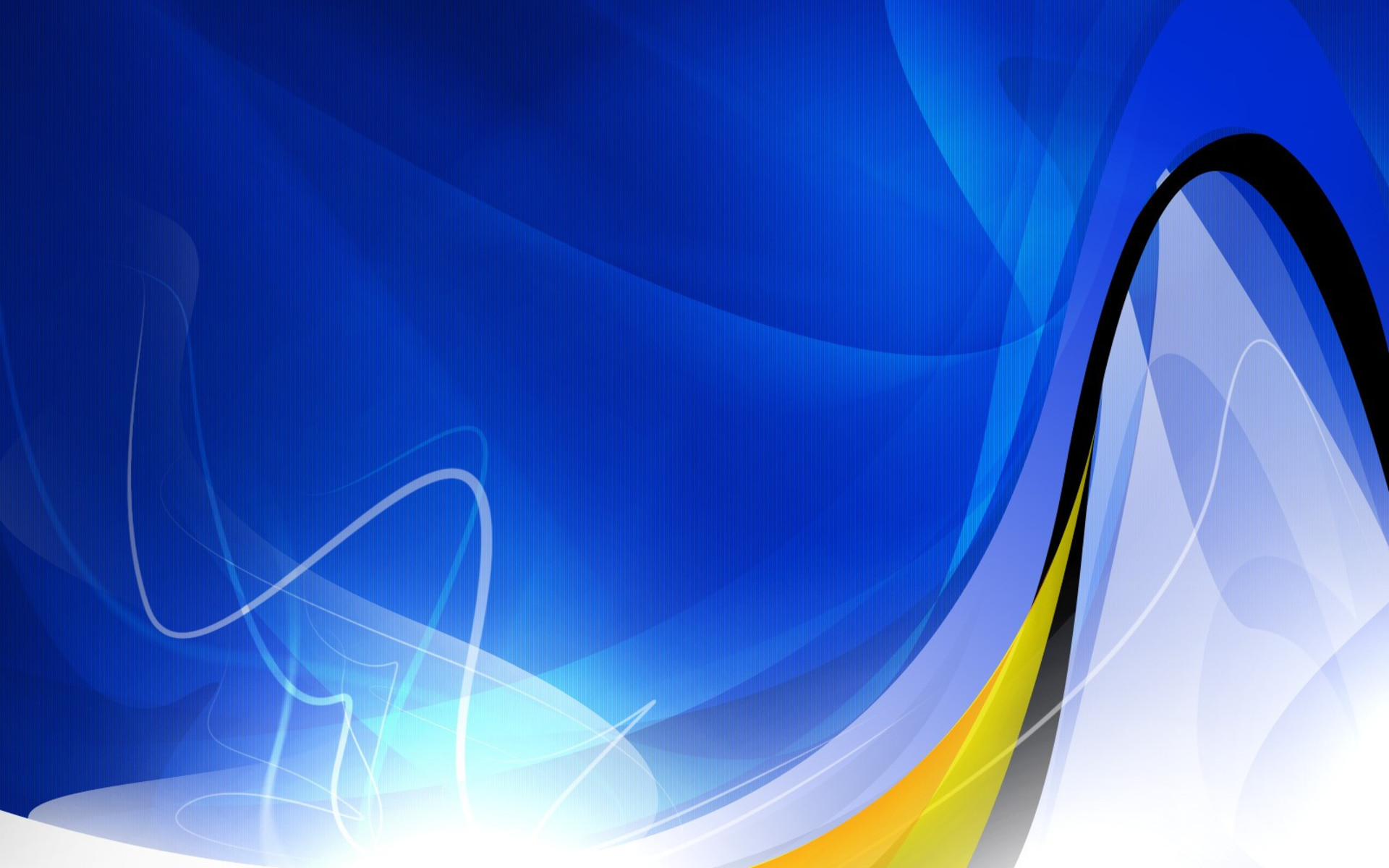 White Background With Blue And Yellow