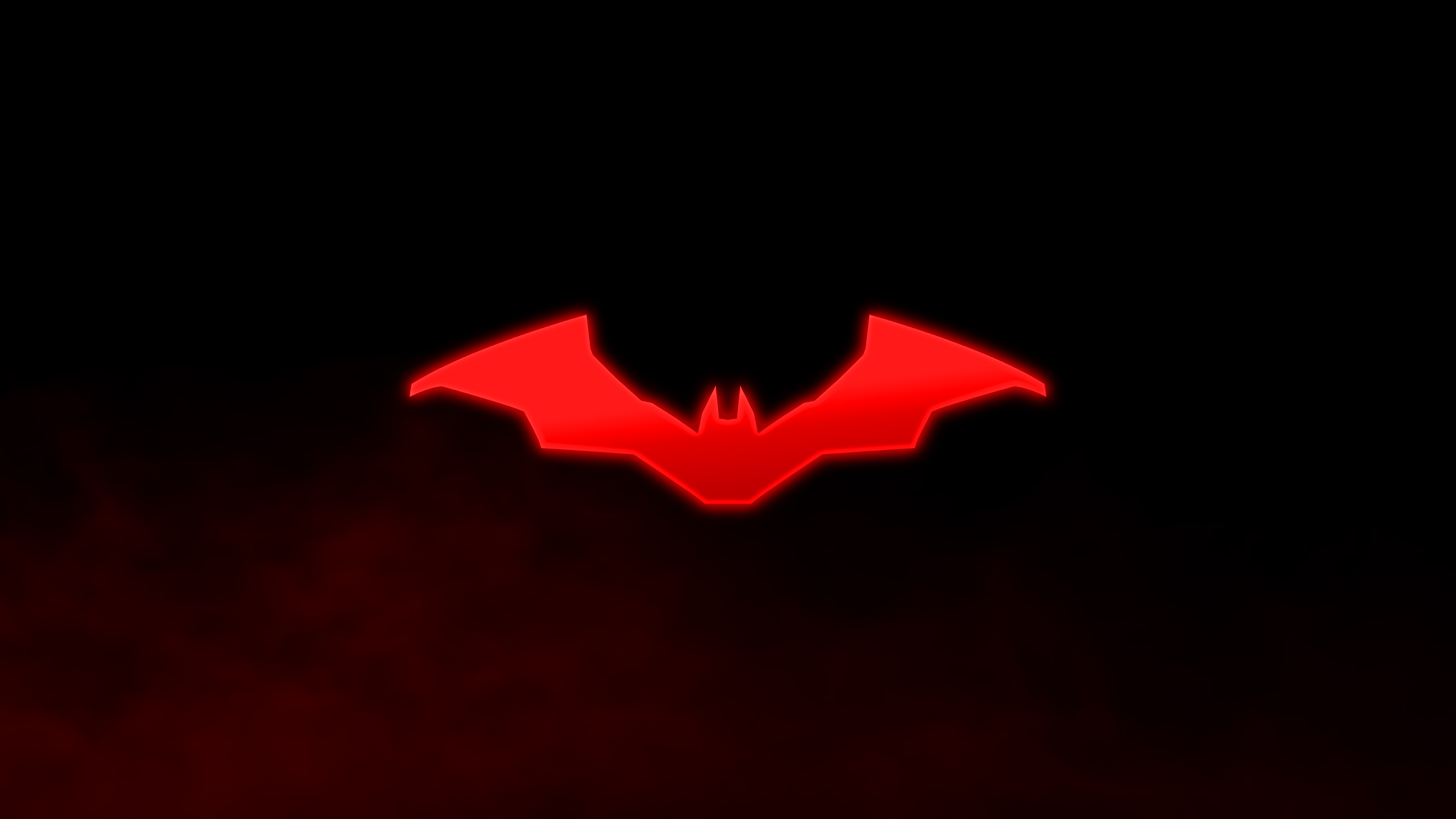 The Batman with red background Wallpaper 4k HD ID:6426