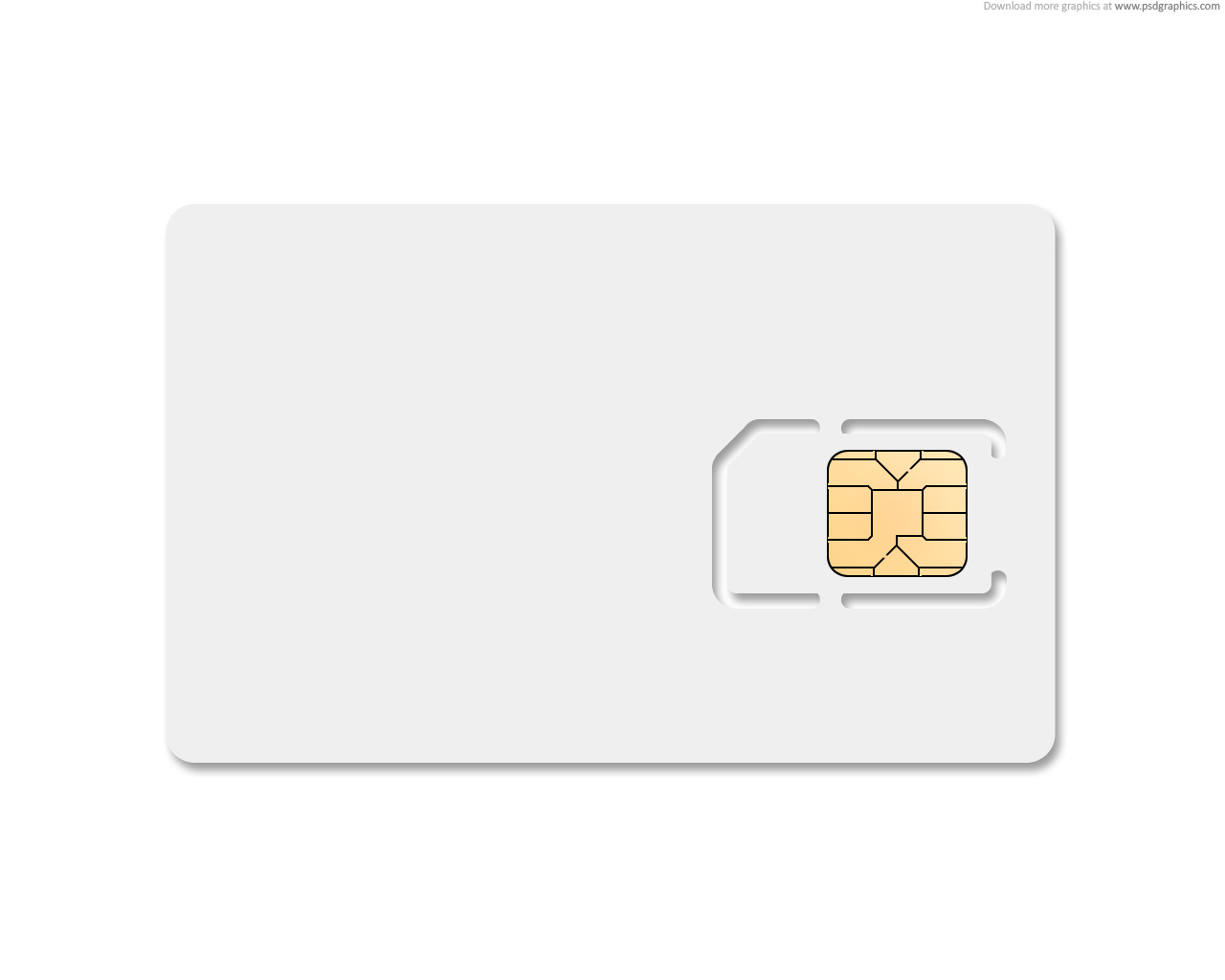 Blank SIM card