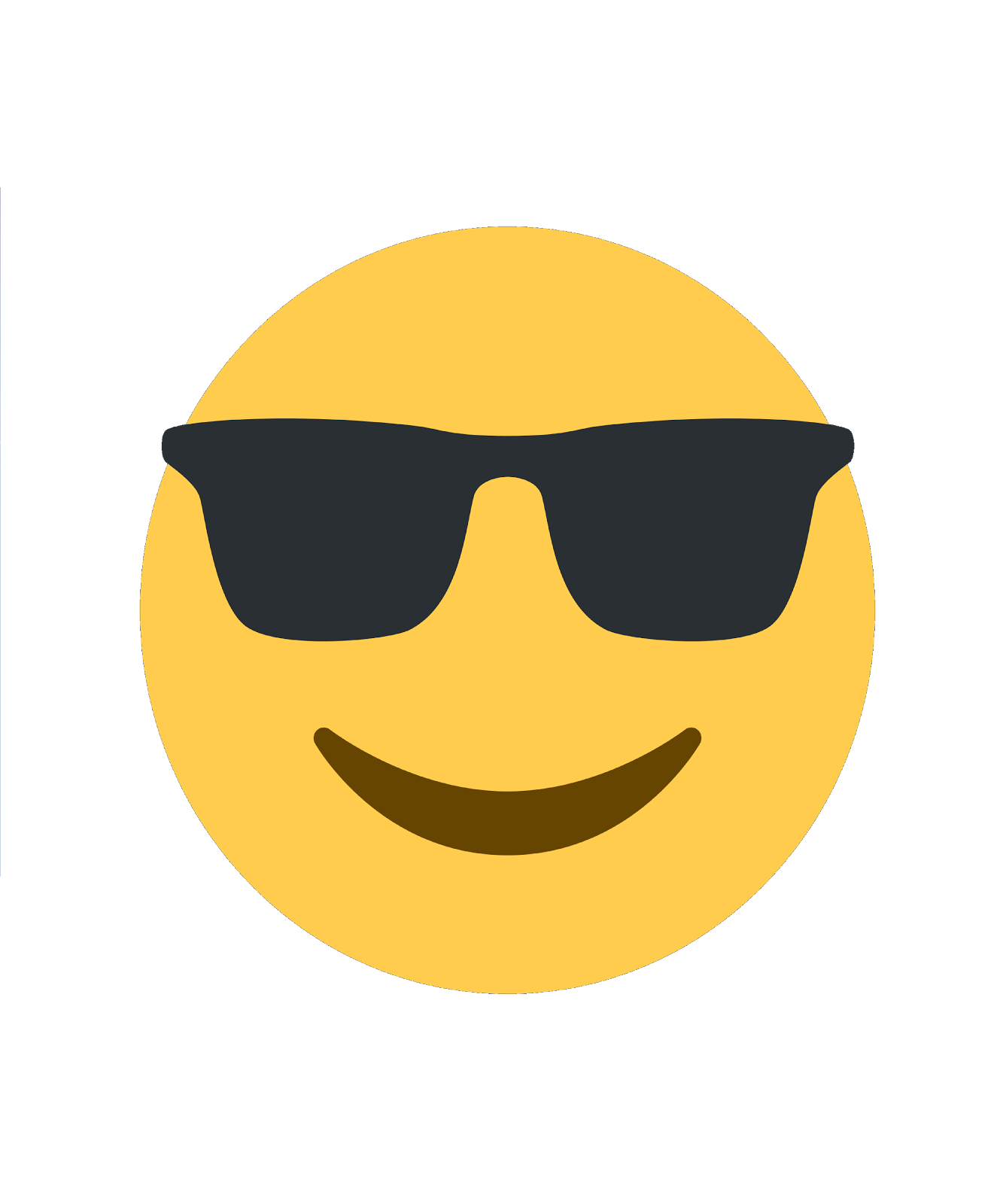 Download Emoticon Sunglasses Smiley iPhone Go Emoji HQ PNG Image