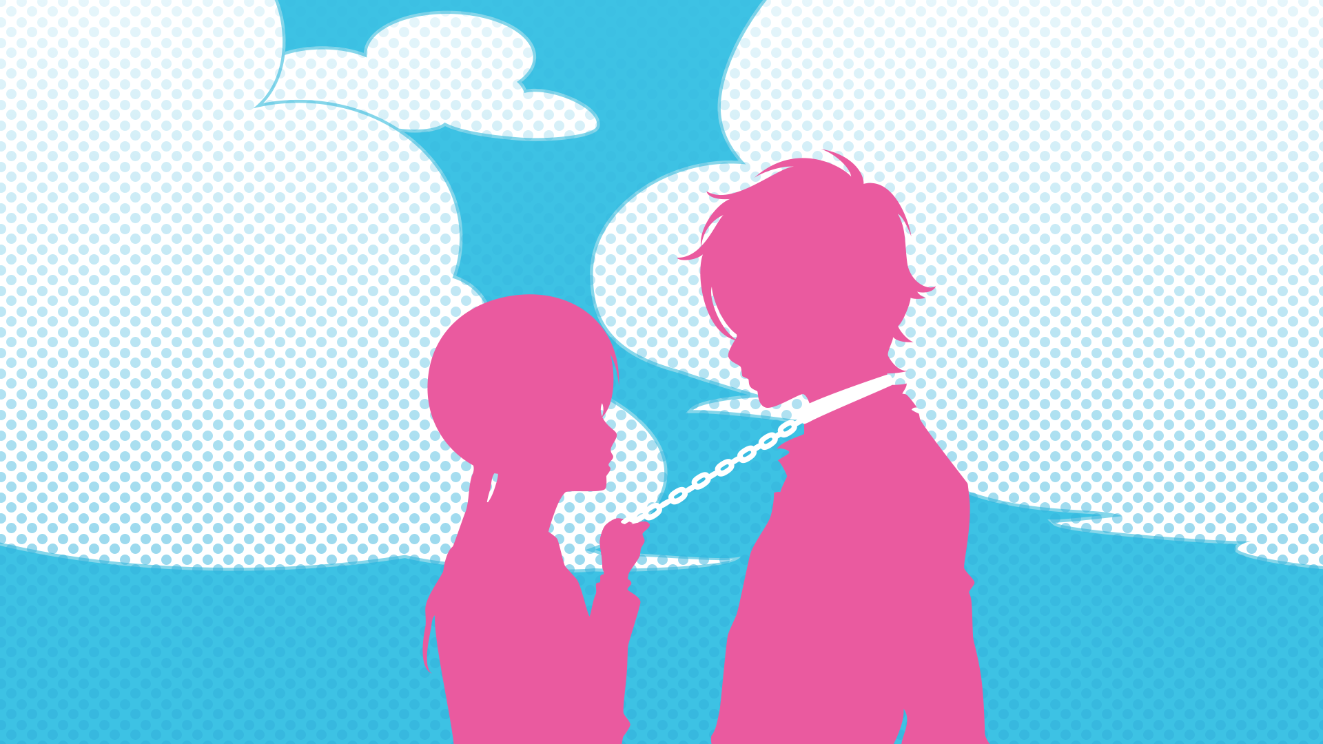 Anime My Little Monster Wallpaper:1920x1080