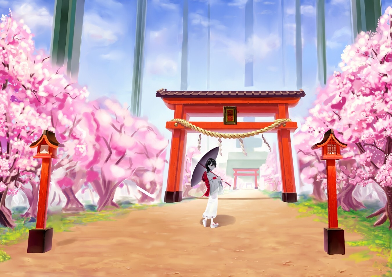 Japanese Sakura Wallpaper 1350x954 56736