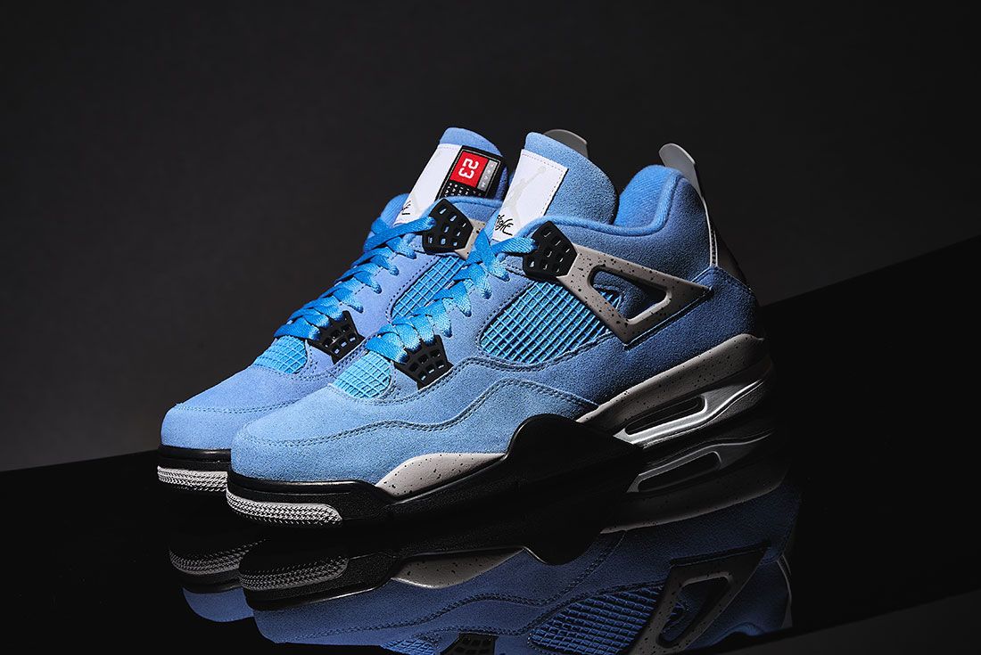 Attend JD Sports for a Lesson in the Air Jordan 4 'University Blue'