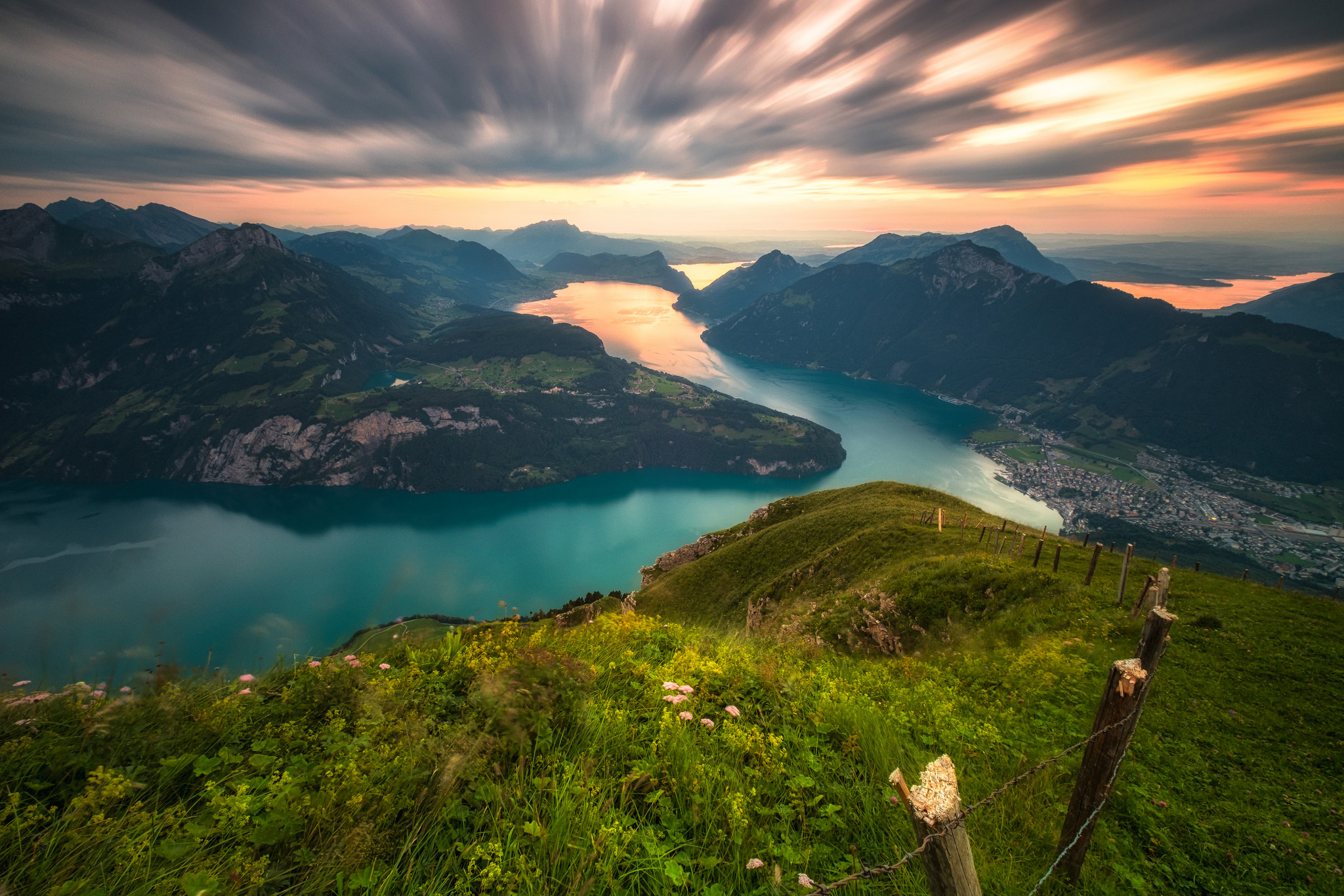 Swiss Alps Landscape HD Wallpaper