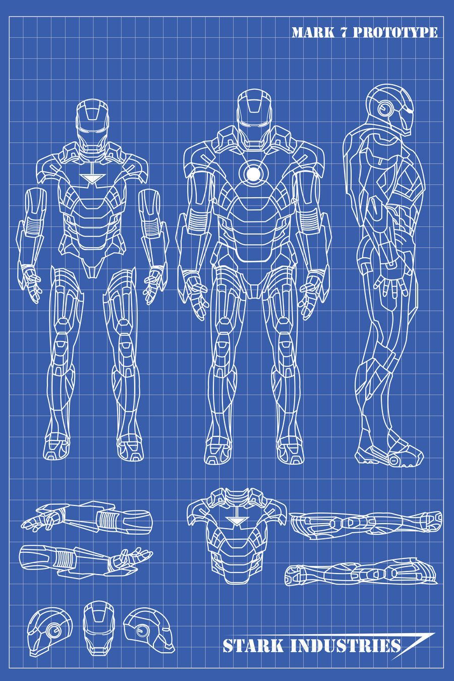 Iron Man Blueprint Wallpaper Free Iron Man Blueprint Background
