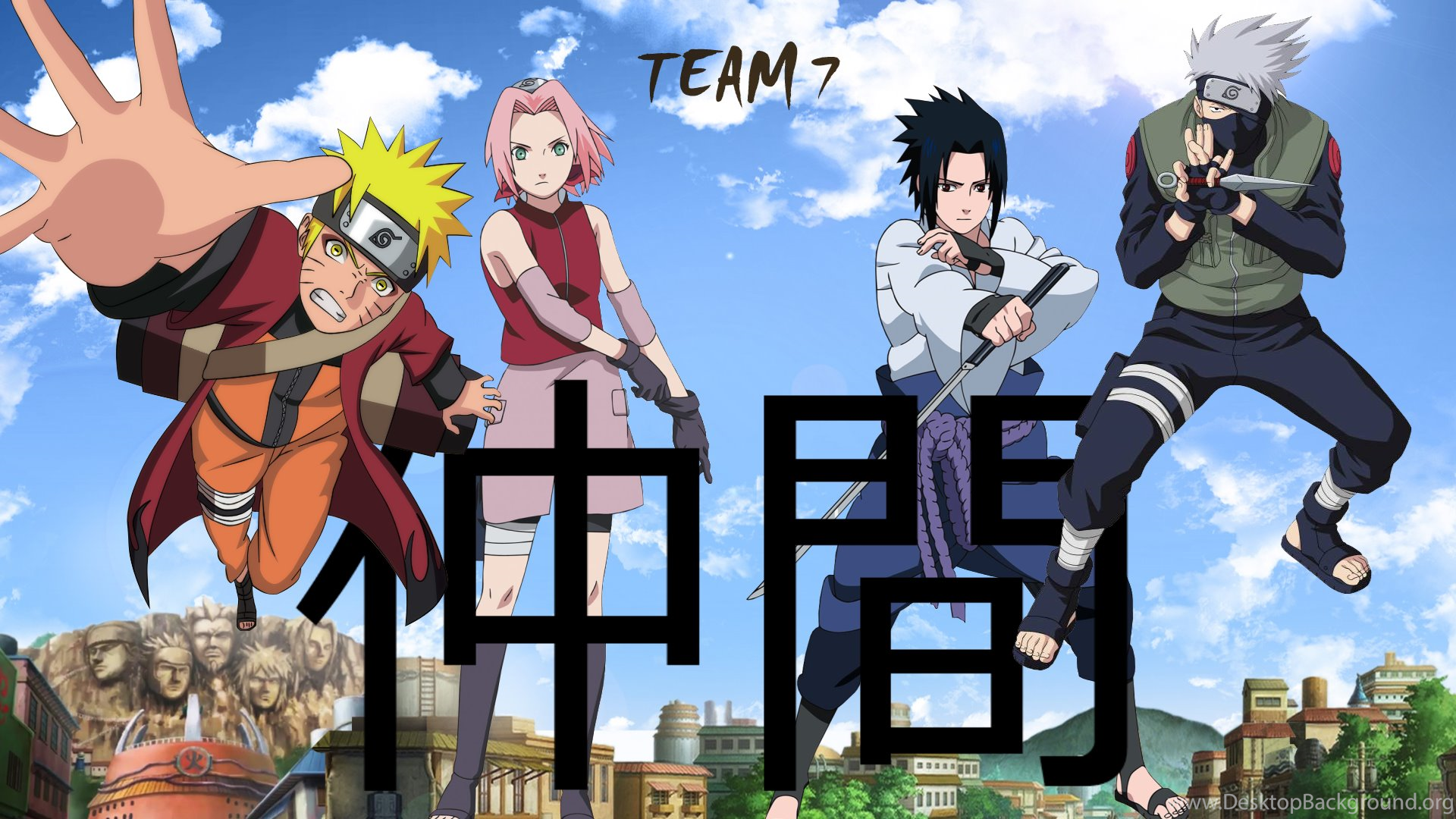 Naruto Shippuuden Team 7: Nakama (1920x1080 Wp) By DownWrath On. Desktop Background