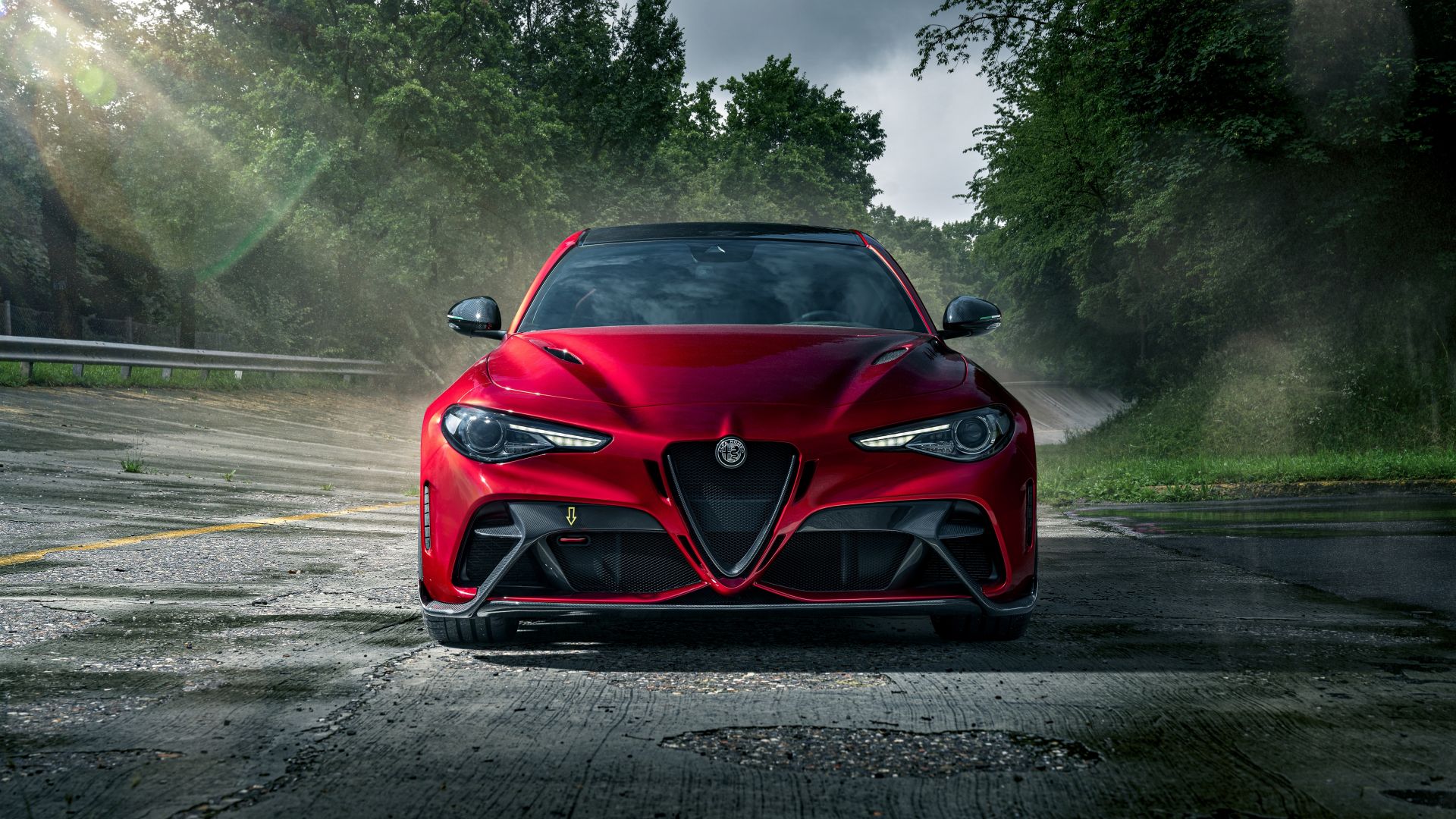 Alfa romeo giulietta gta, red car wallpaper, HD image, picture, background, a2b867