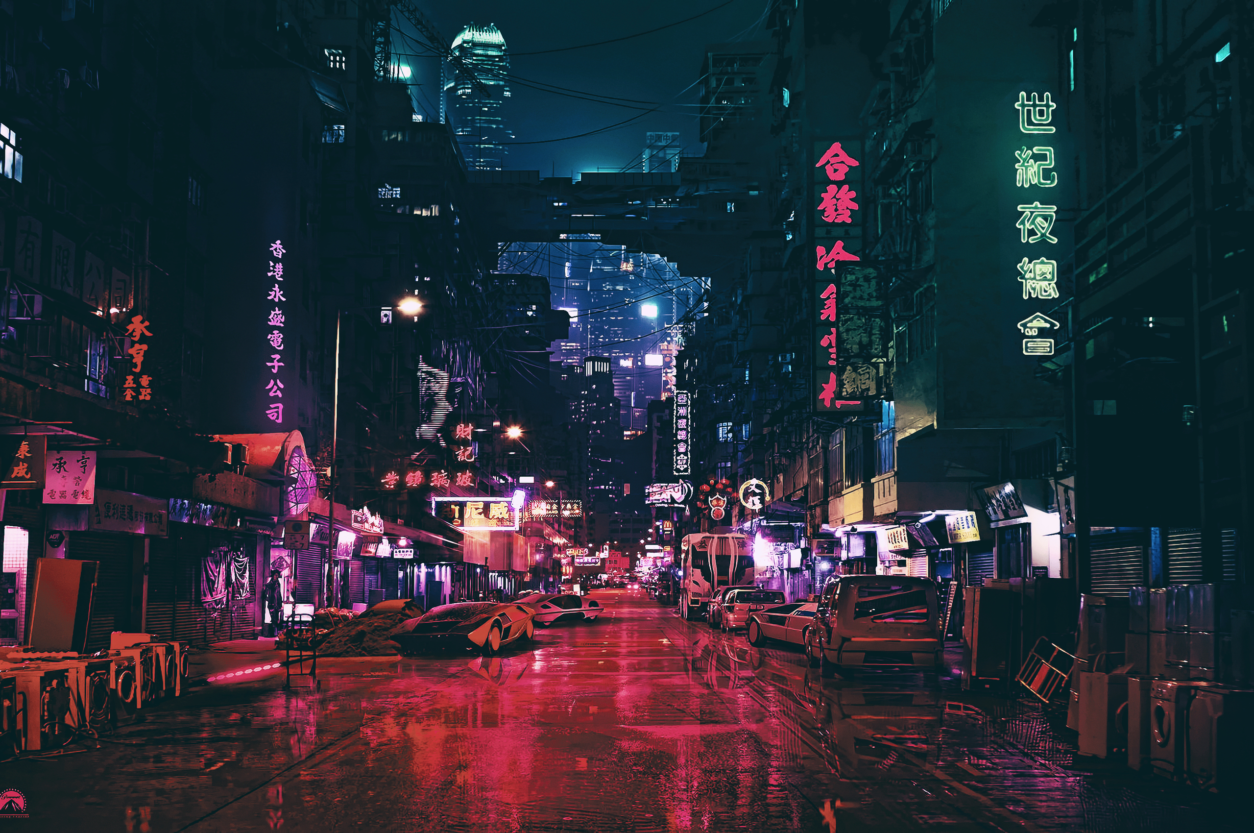 Cyberpunk Futuristic City Science Fiction Concept Art 4k Chromebook Pixel HD 4k Wallpaper, Image, Background, Photo and Picture