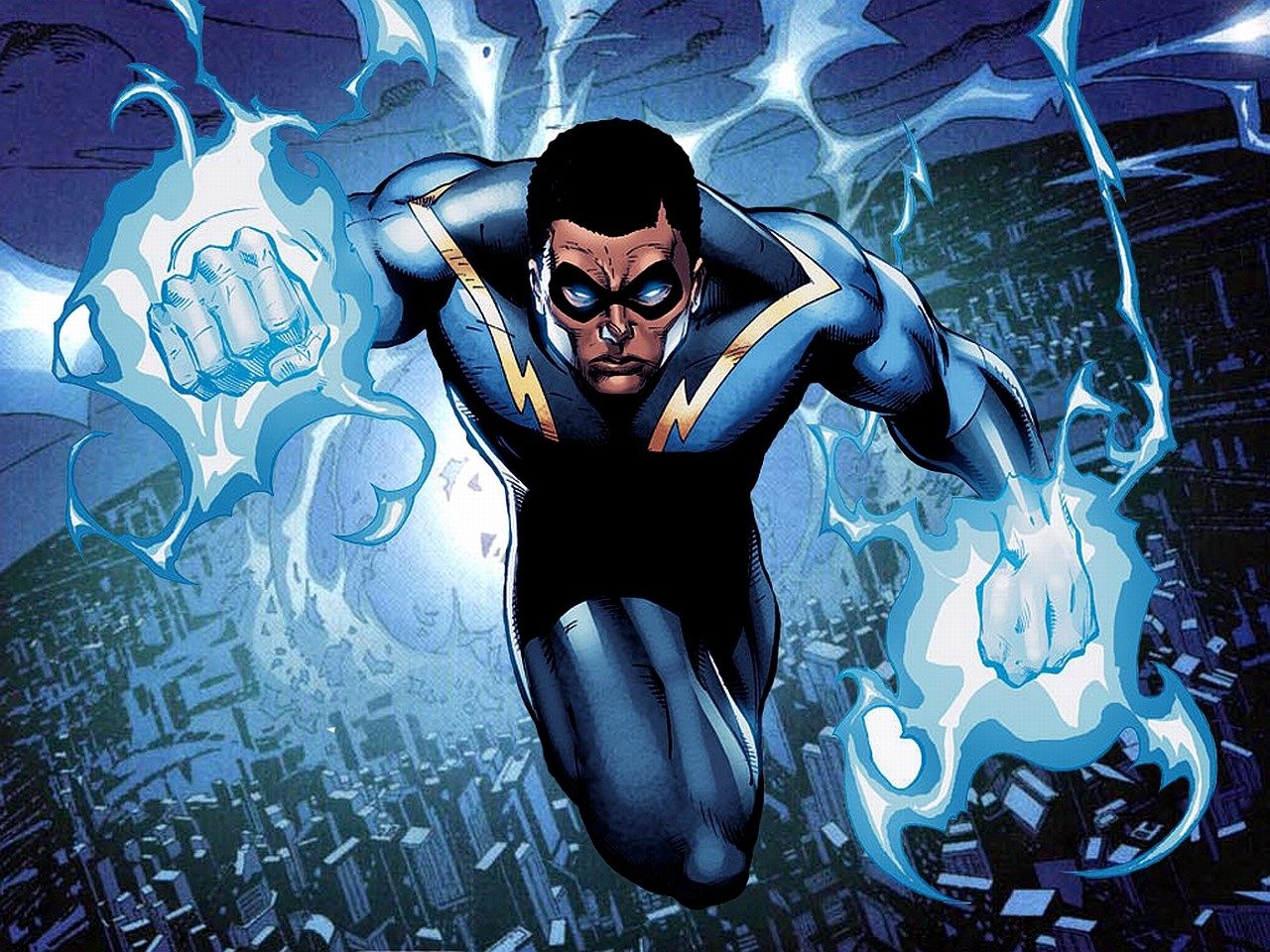 Black Lightning Wallpaper