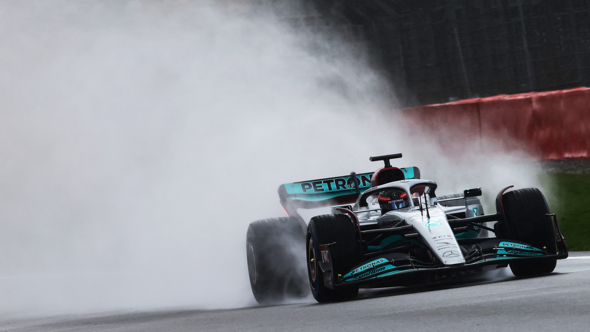 Russell and Hamilton brave 'absolutely crazy' conditions at Mercedes' Silverstone shakedown. Formula 1®