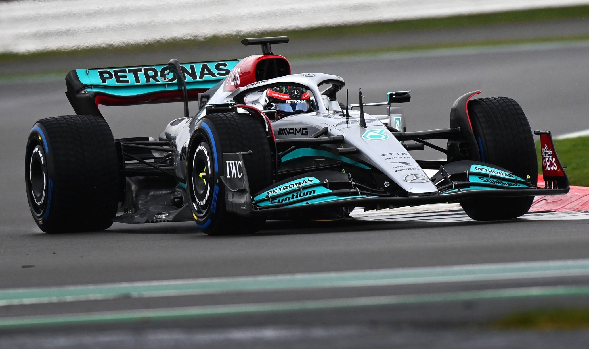 Mercedes head out on track with 2022 F1 car