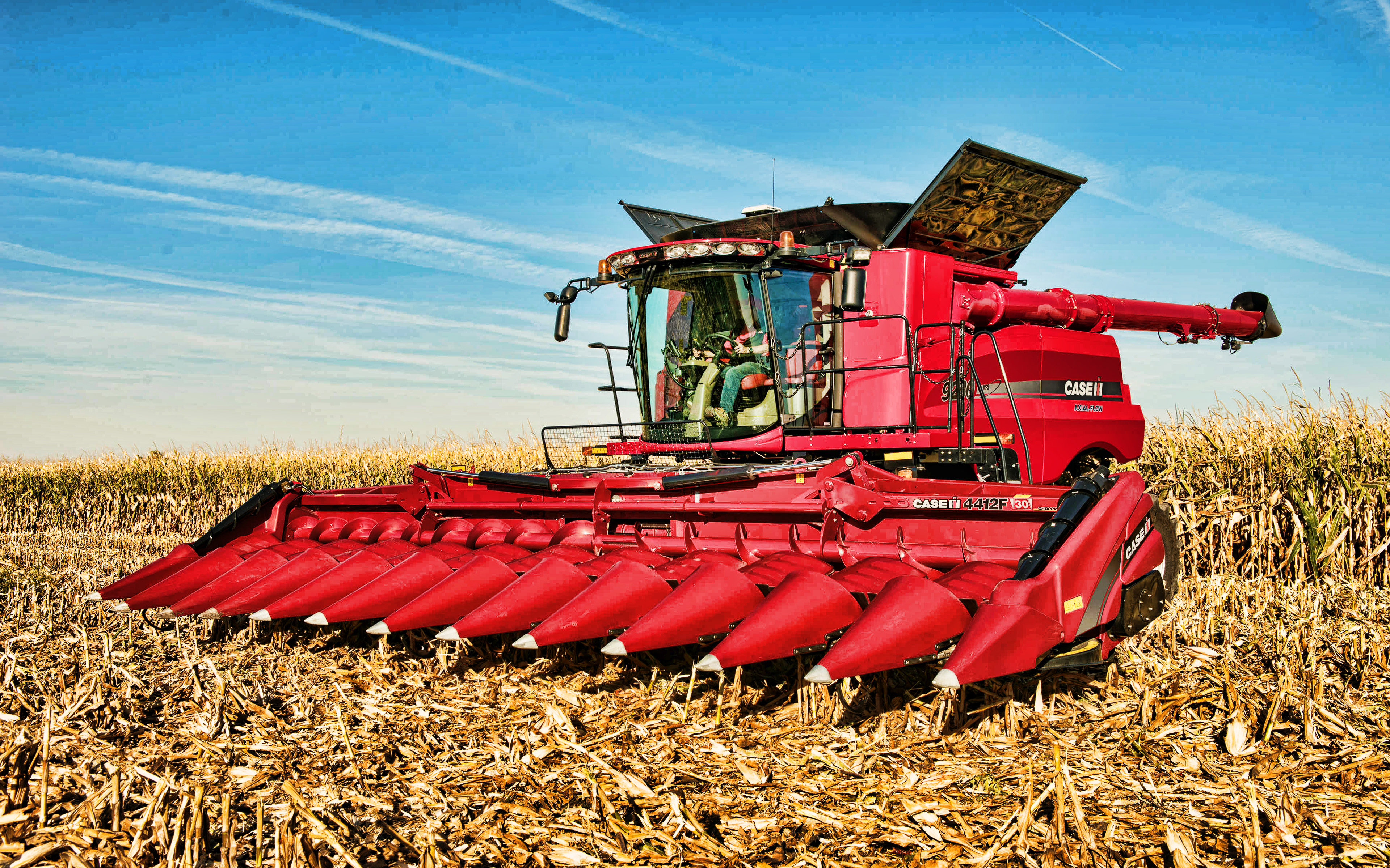 Download Wallpaper Case IH Axial Flow 9230, 4k, Corn Harvesting, 2014 Combines, Combine, Red Combine, Combine Harvester, Agricultural Machinery, Case For Desktop With Resolution 3840x2400. High Quality HD Picture Wallpaper