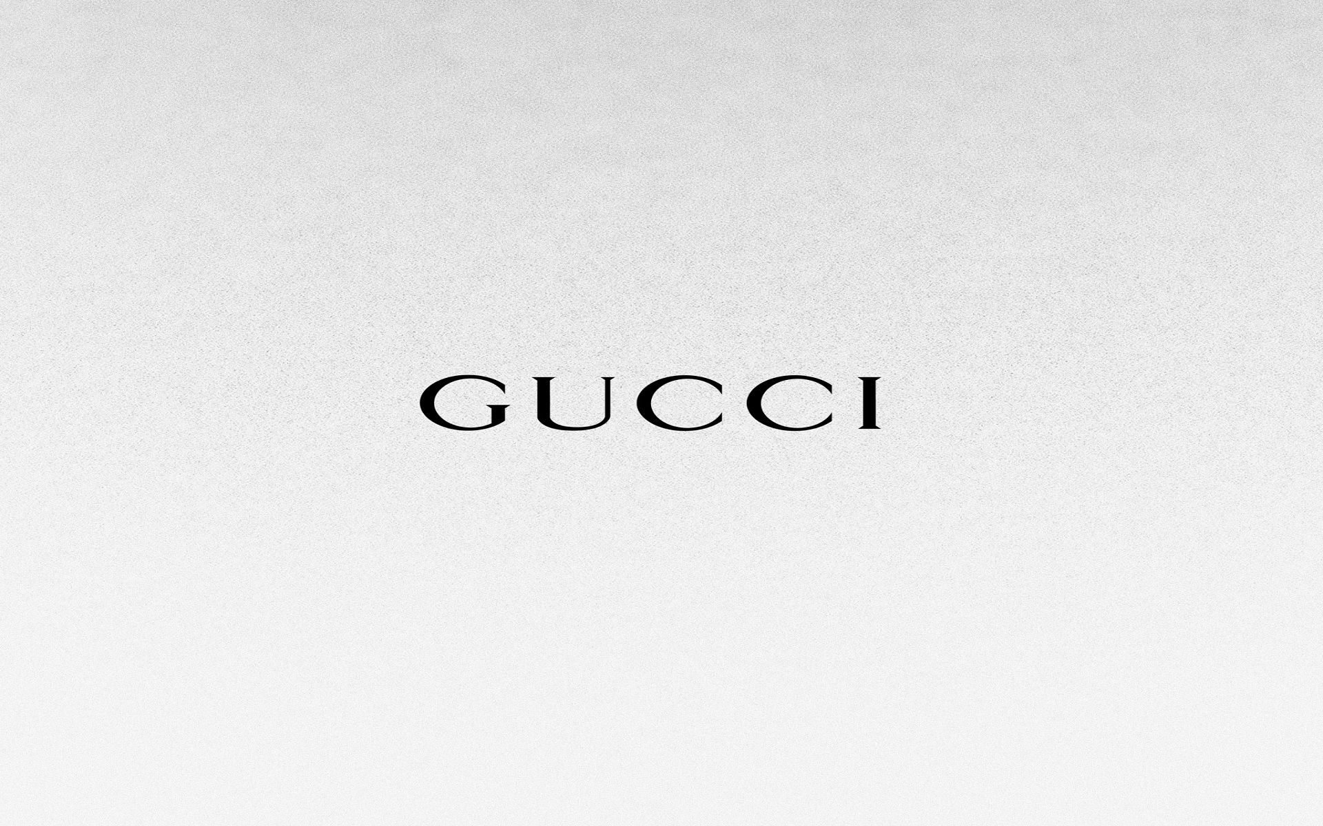 White Gucci Logo Wallpaper