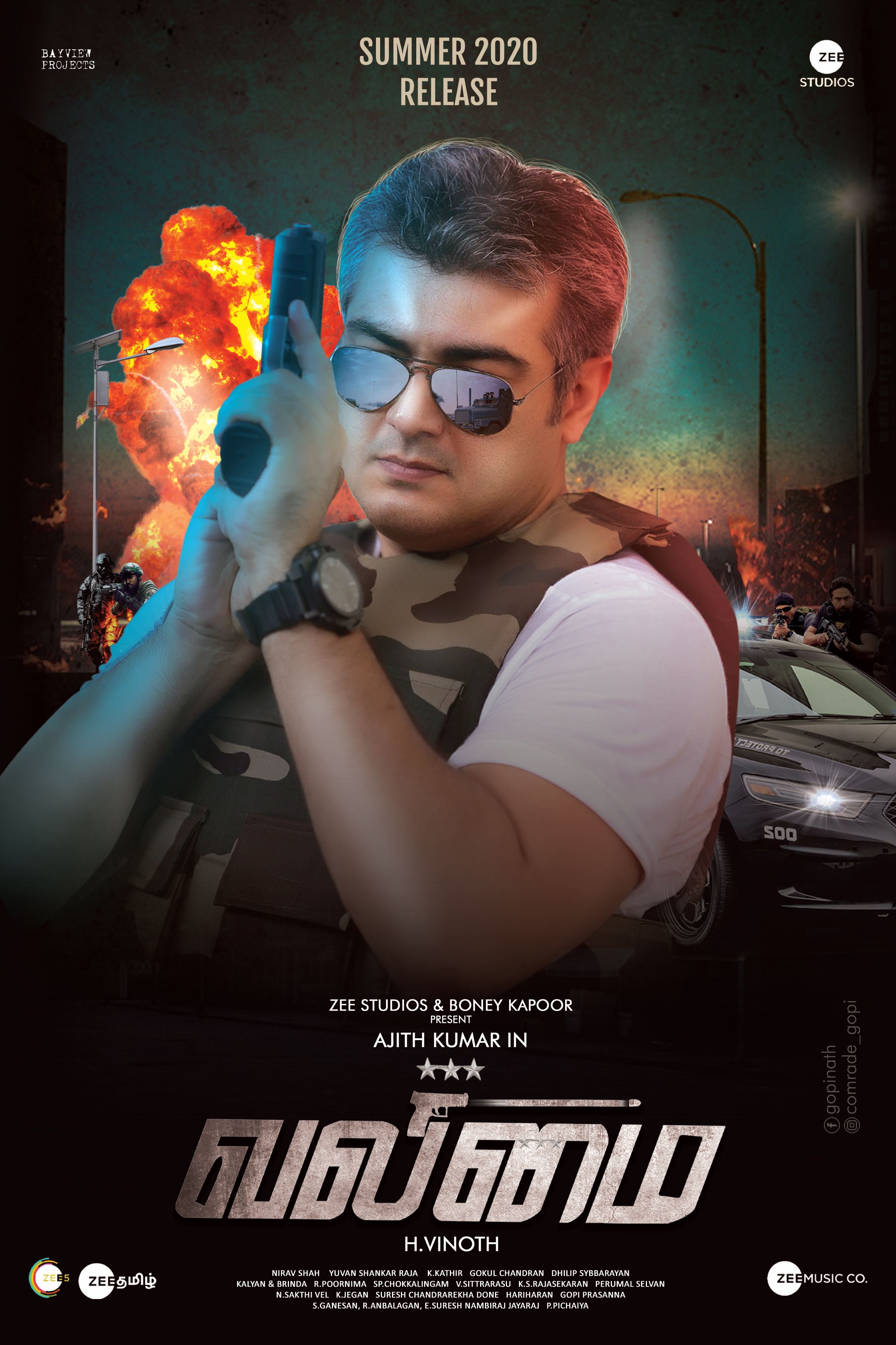 Valimai Movie Wallpapers Wallpaper Cave