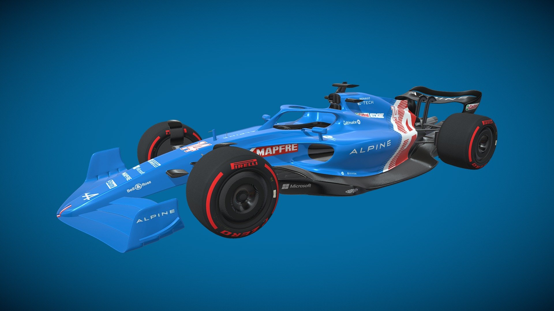 Alpine Formula 1 2022 model by Cem Gürbüz [e9a6fd7]