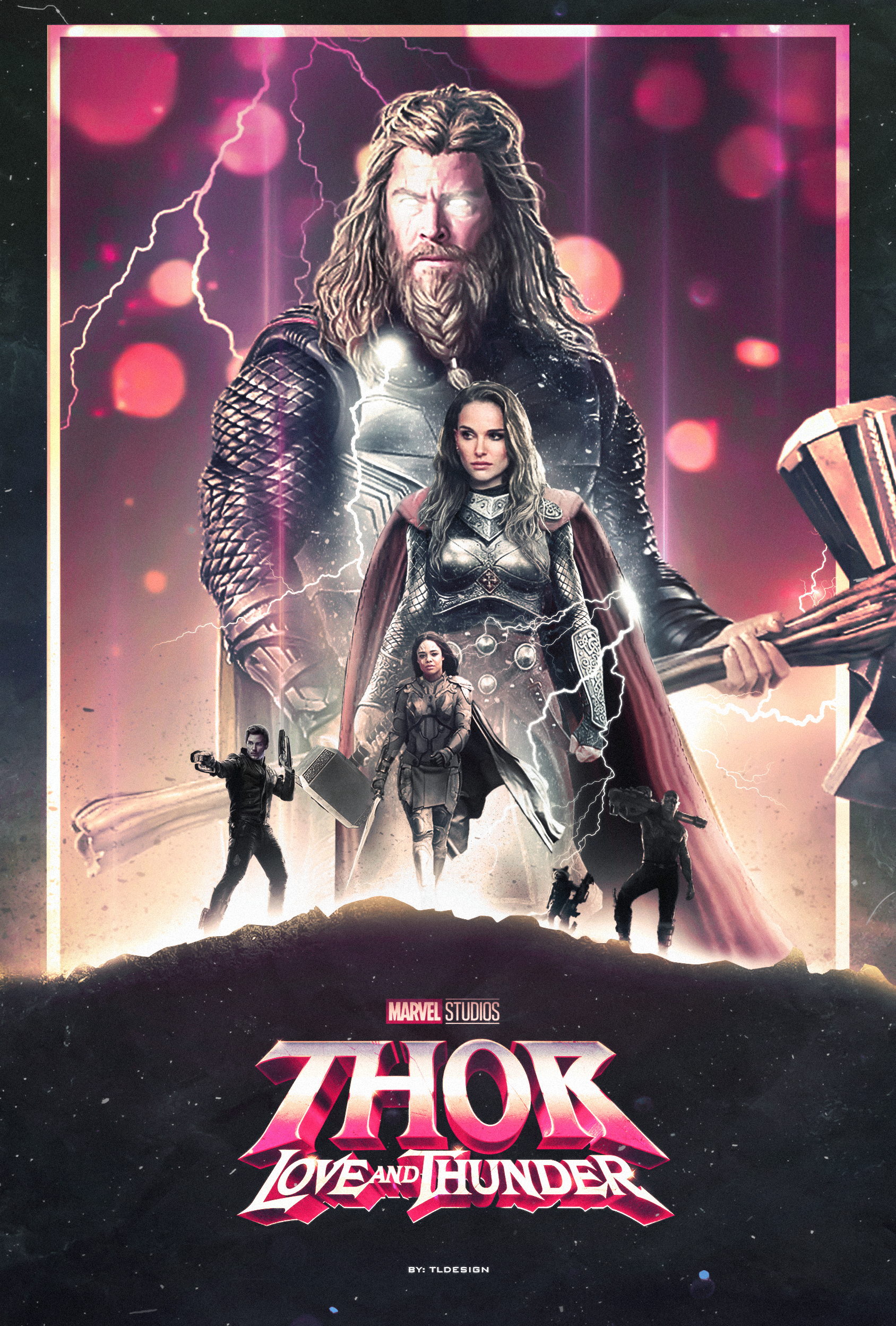 Thor: Love and Thunder [2022] [1688x2497]. Female thor, Marvel posters, The mighty thor
