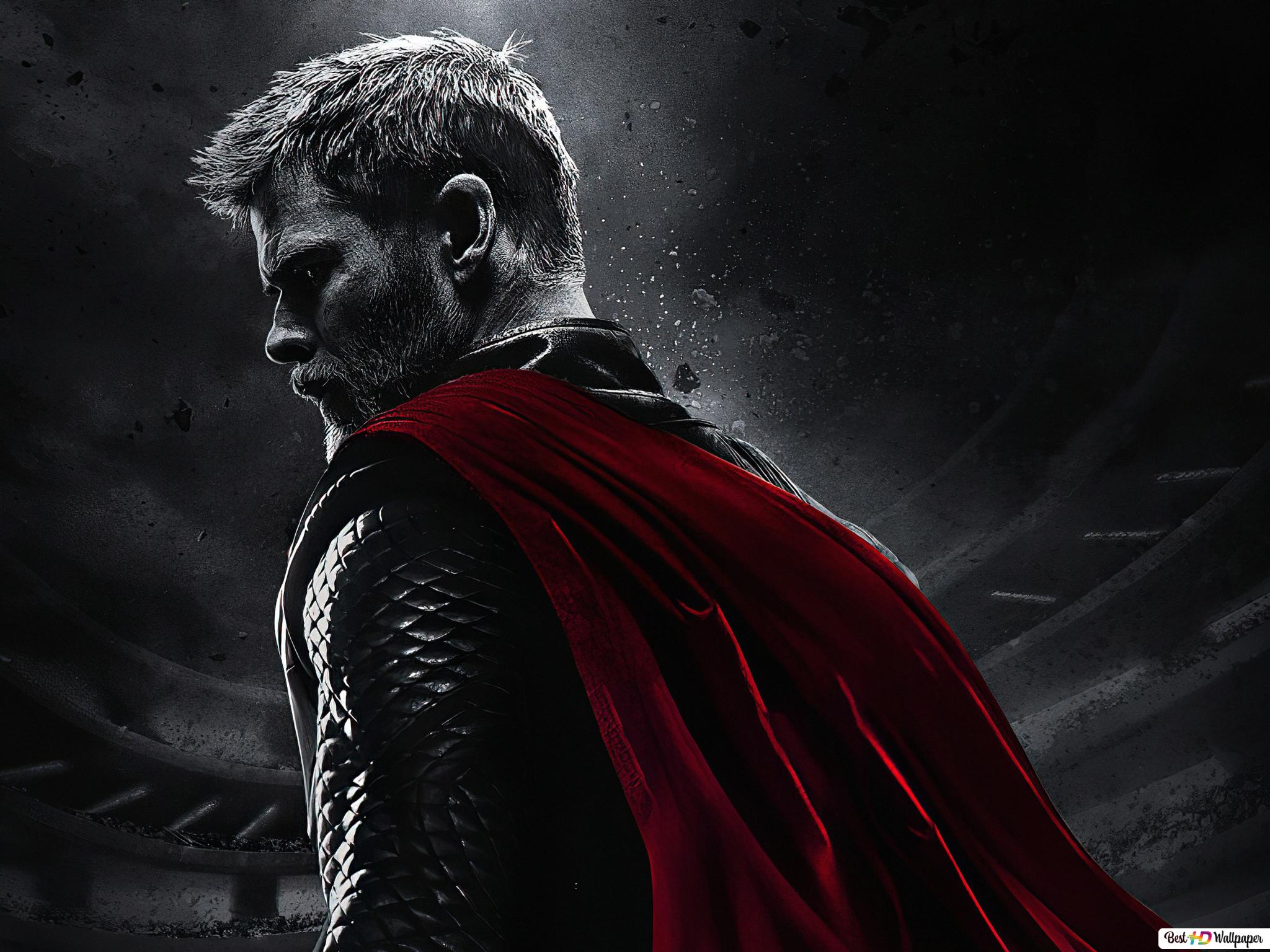 Chris Hemsworth. Thor Love and Thunder (Marvel Movie) HD wallpaper download