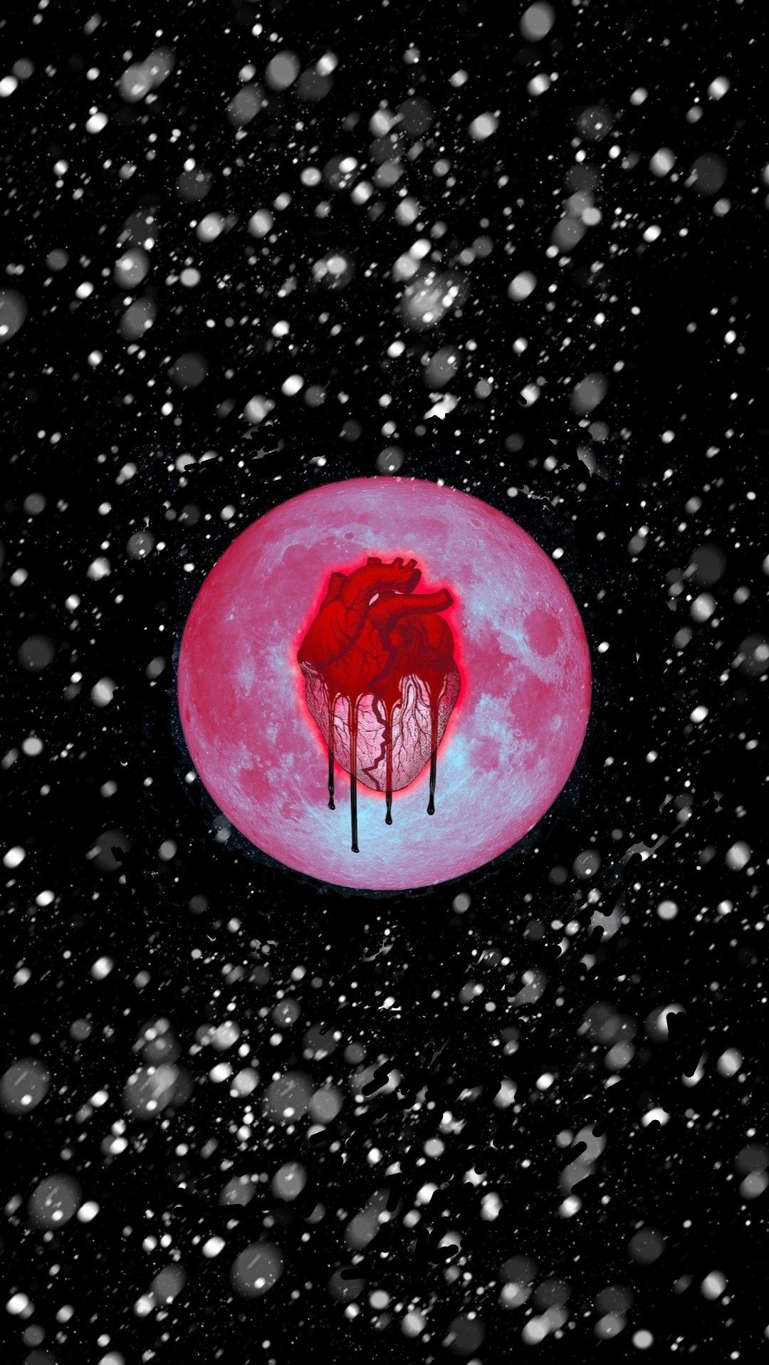 HEART BREAK ON A FULL MOON. Wallpaper bonitos, Papeis de parede