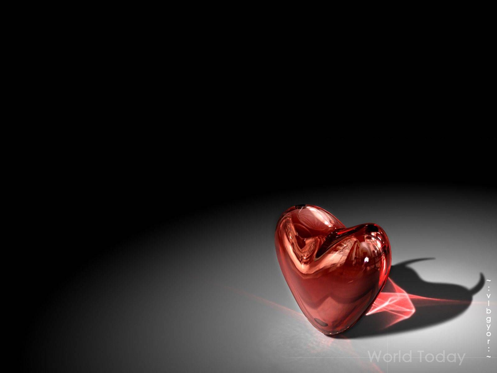 Glass Heart Wallpaper