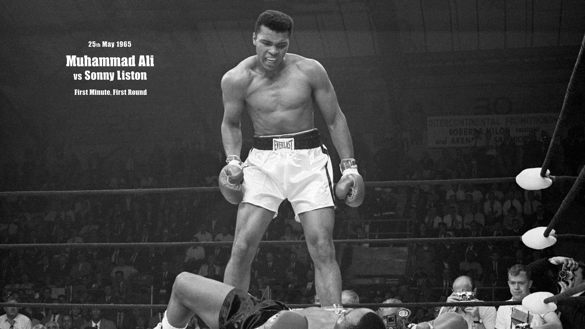 Boxing Muhammad Ali Men Sport 1965 Year Wallpaper:1920x1080