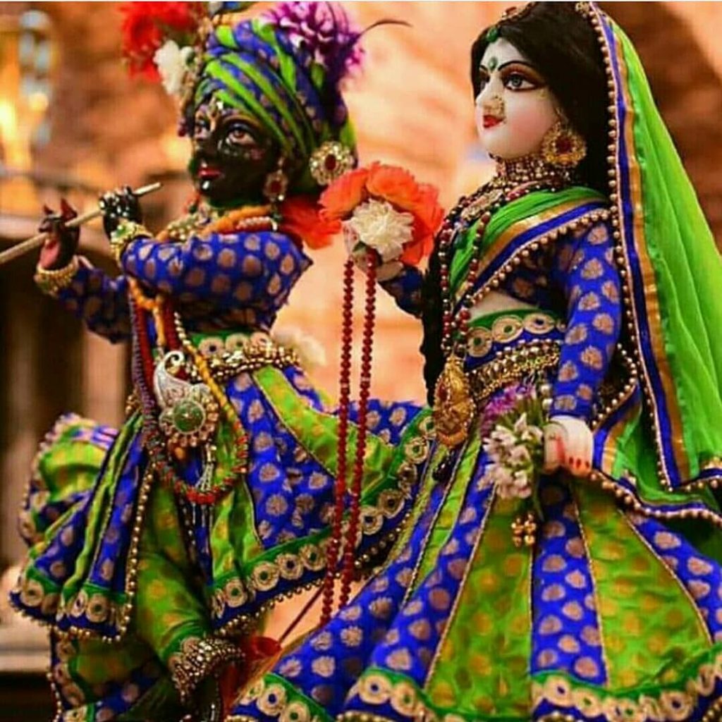 Good Night Radha Krishna Image Image HD 3D
