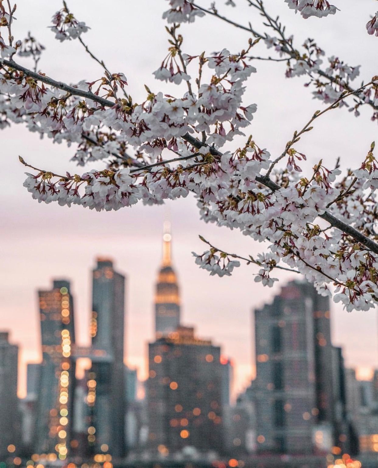 Gotham City. Spring in new york, New york, New york city