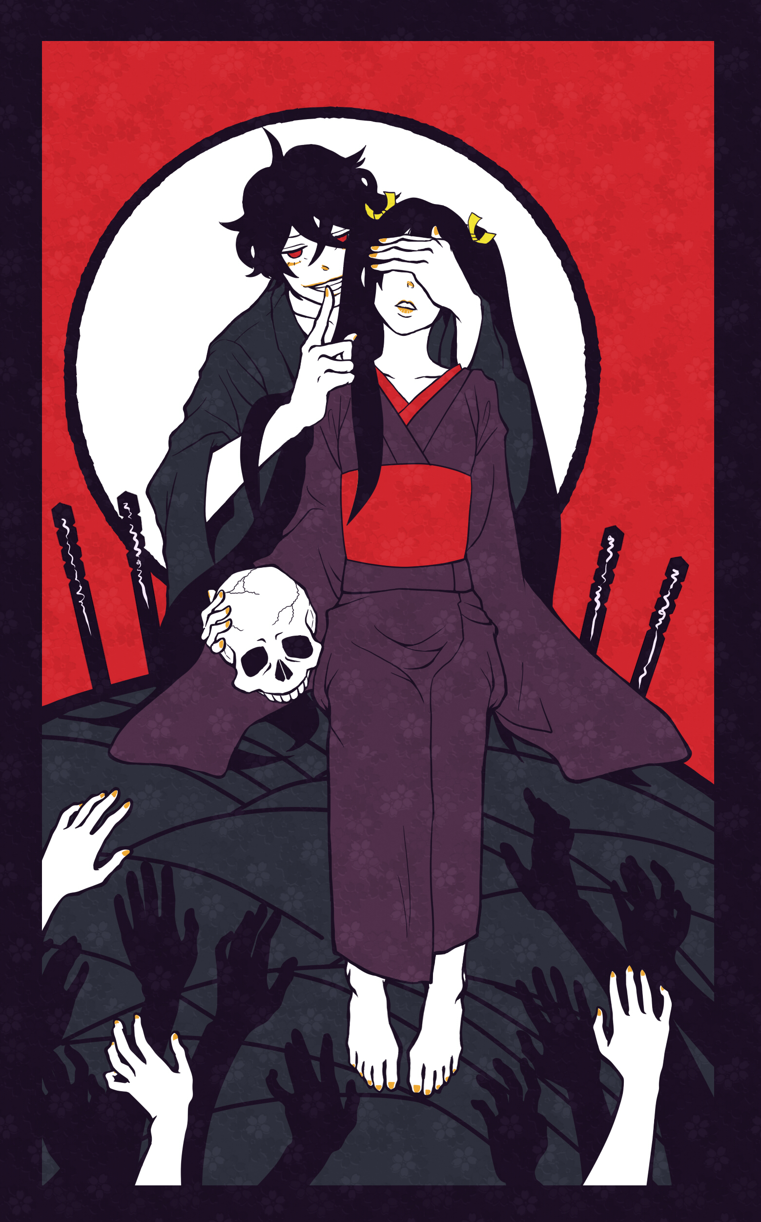 Musunde Hiraite Rasetsu to Mukuro (Hold, Release; Rakshasa And Carcasses)-p Wallpaper Anime Image Board