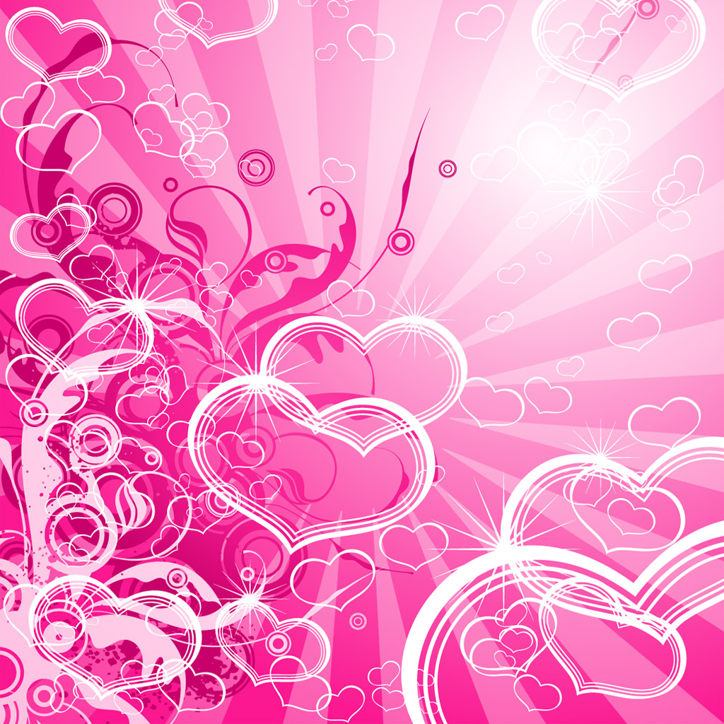 Free download Vector Abstract Pink Hearts Layout iPad Wallpaper Background [1024x1024] for your Desktop, Mobile & Tablet. Explore Pink Heart Wallpaper. Heart Background Wallpaper, Heart Wallpaper, Cute Heart Wallpaper