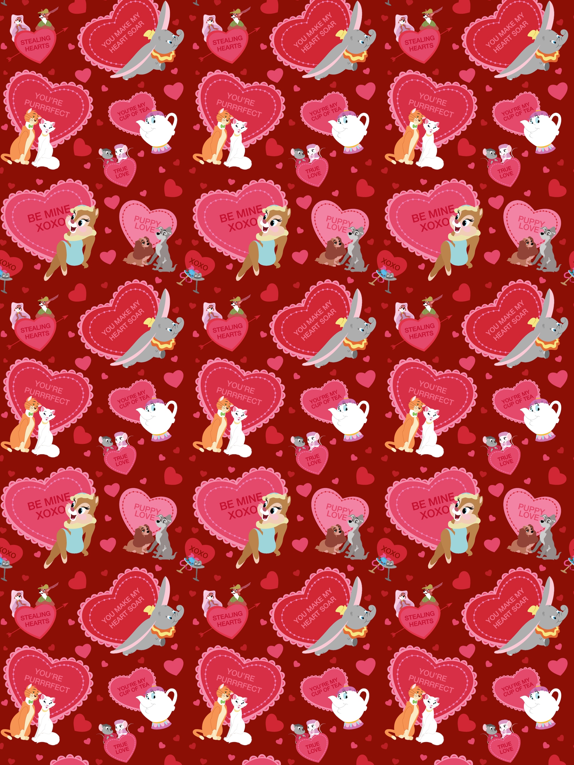 'Disney Hearts' Wallpaper