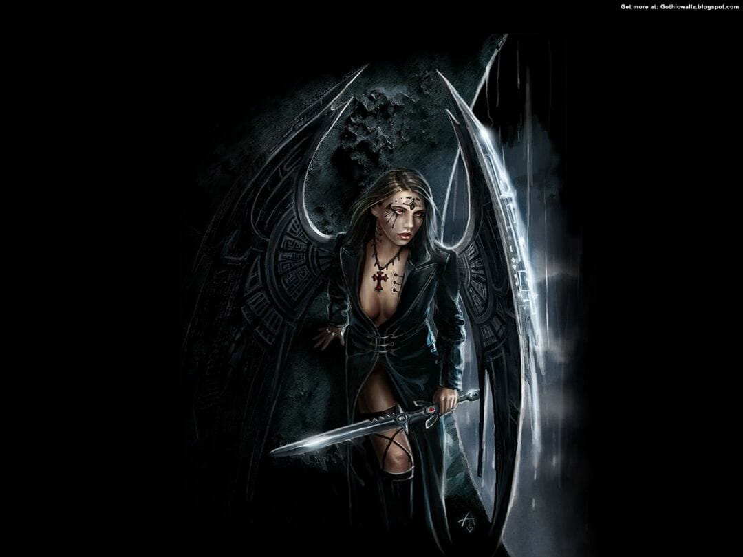 dark art. Angel Gothic Wallpaper Gothic Wallpaper