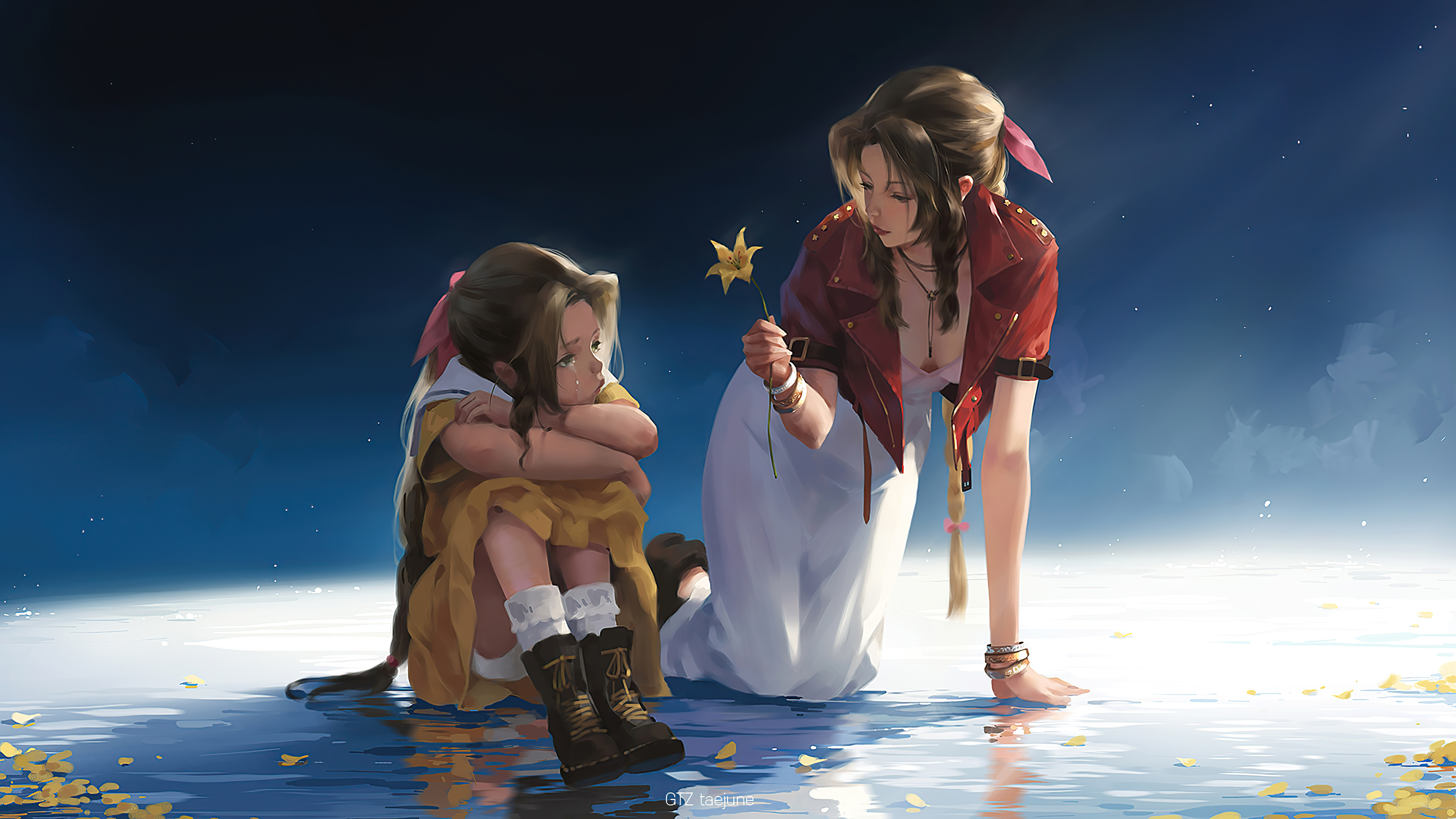 Final Fantasy Aerith Gainsborough 5k, HD Artist, 4k Wallpaper, Image, Background, Photo and Picture
