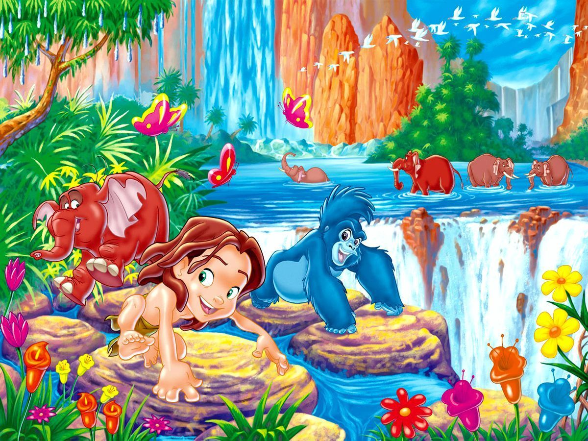Tarzan Cartoon Wallpapers - Wallpaper Cave