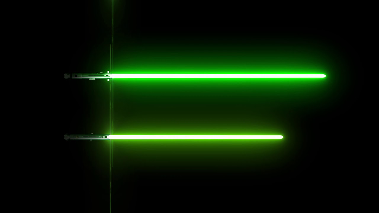 Ahsoka Tano´s Green Dual Lightsabers Ignition Video Live Wallpaper