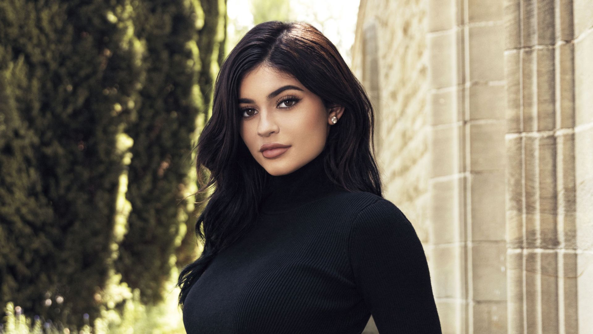 Supermodel, Kylie Jenner, Black T Shirt, Celebrity Wallpaper, HD Image, Picture, Background, 8d8d5b