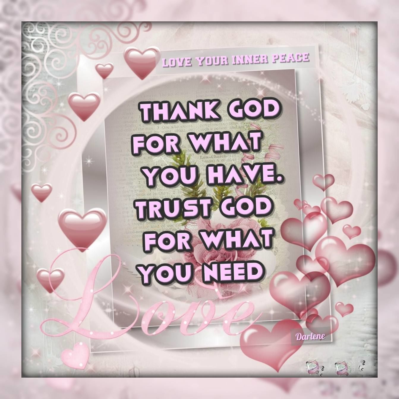 Thank God For What You Have. Trust God For What You Need Picture, Photo, and Image for Facebook, Tumblr, , and Twitter