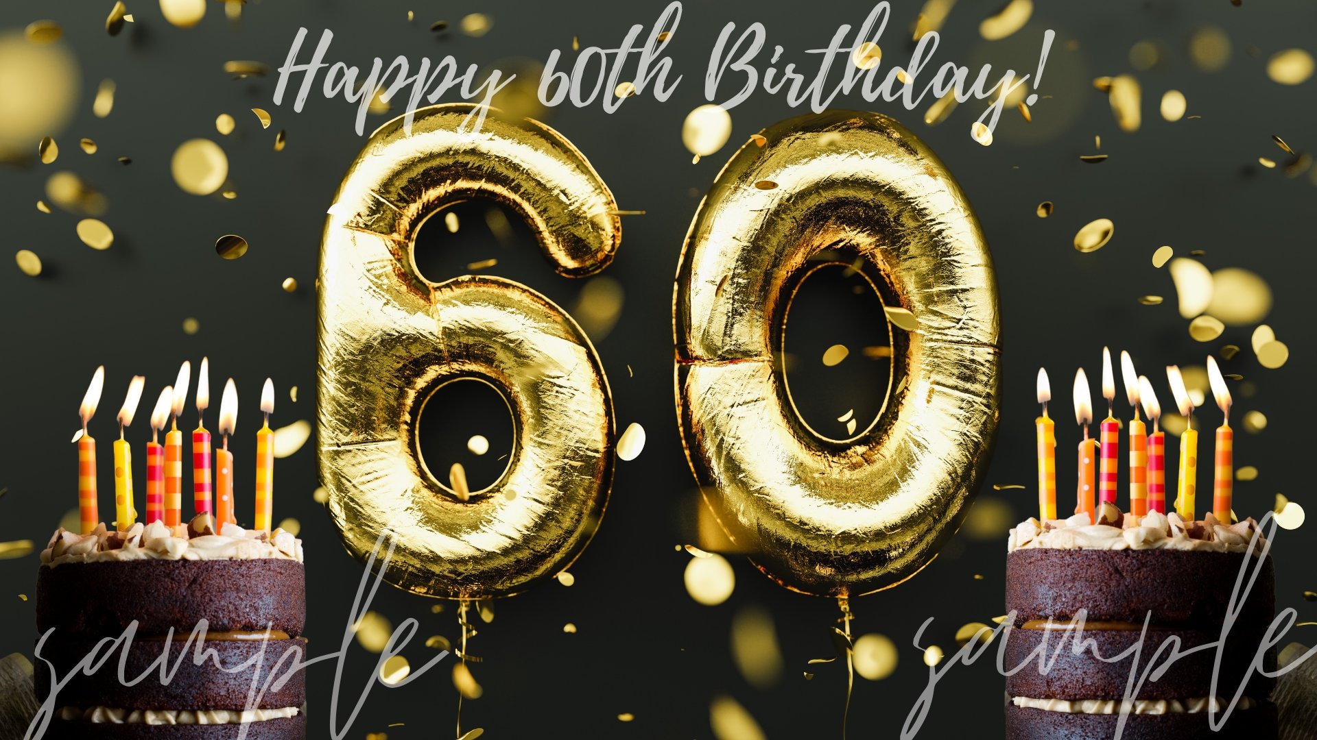 Happy 60th Birthday Zoom Virtual Background Happy Birthday