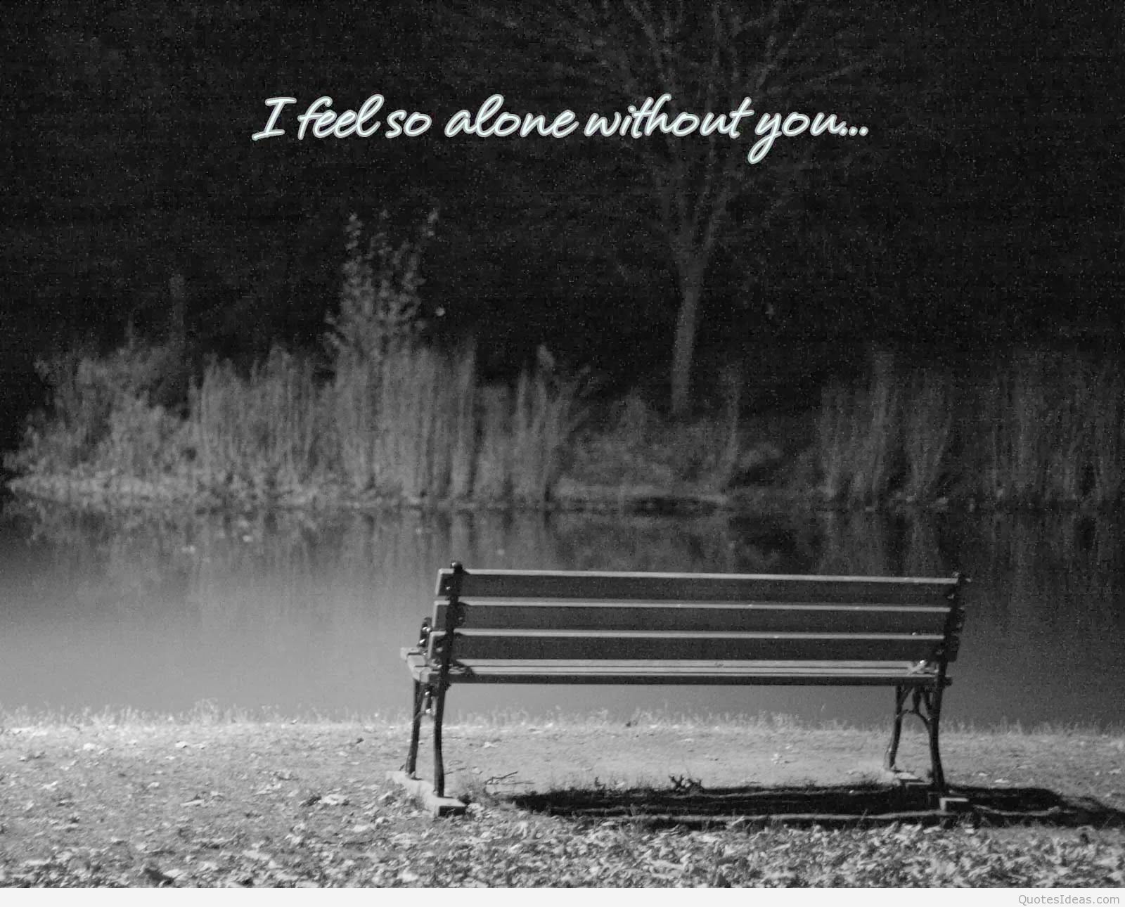 Sad Alone Wallpaper
