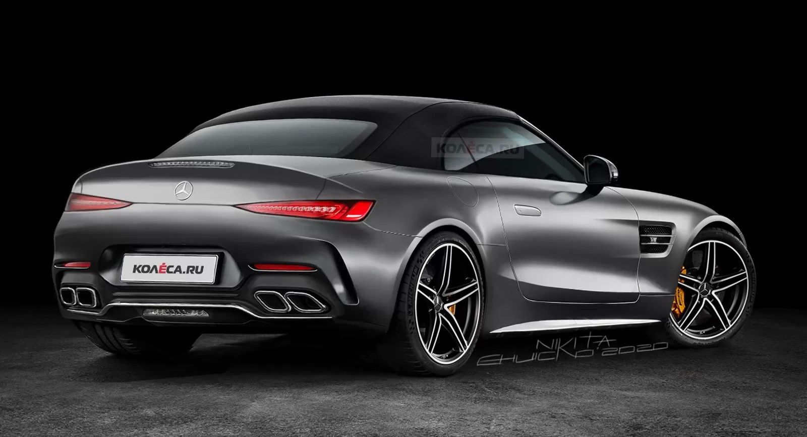 All New 2022 Mercedes AMG SL Rendered Based On Spy Image. Carscoops. New Mercedes Amg, Mercedes Amg, Amg