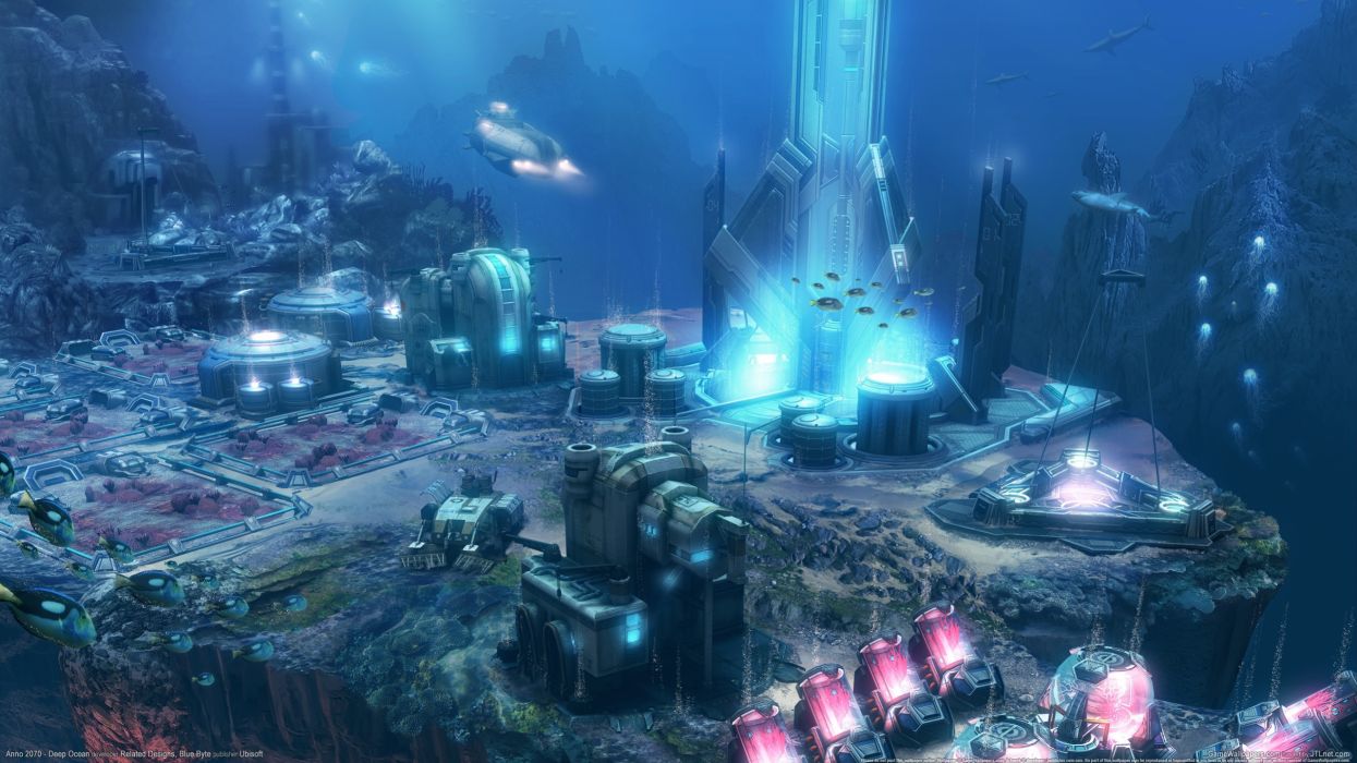 Underwater City Wallpaper
