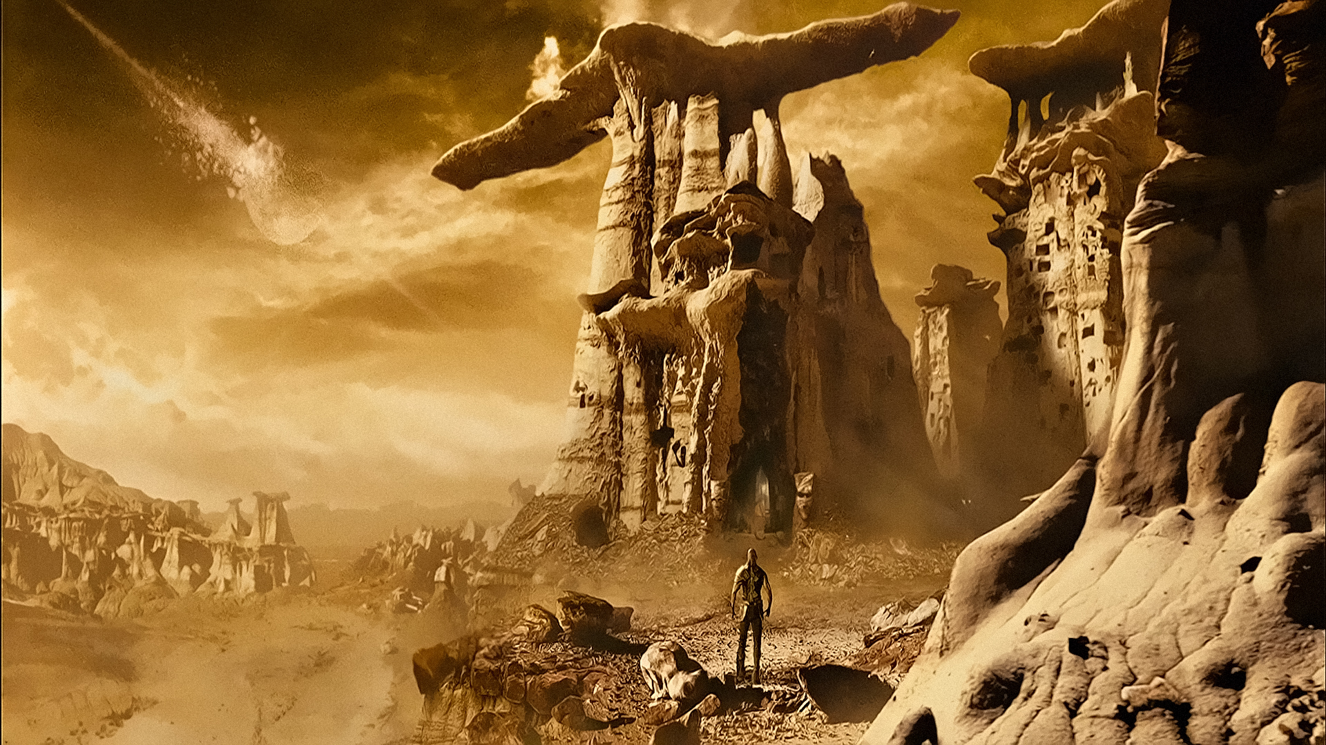 chronicles, Of, Riddick, Sci fi, Vin, Diesel, Warrior, Movie, Fantasy Wallpaper HD / Desktop and Mobile Background