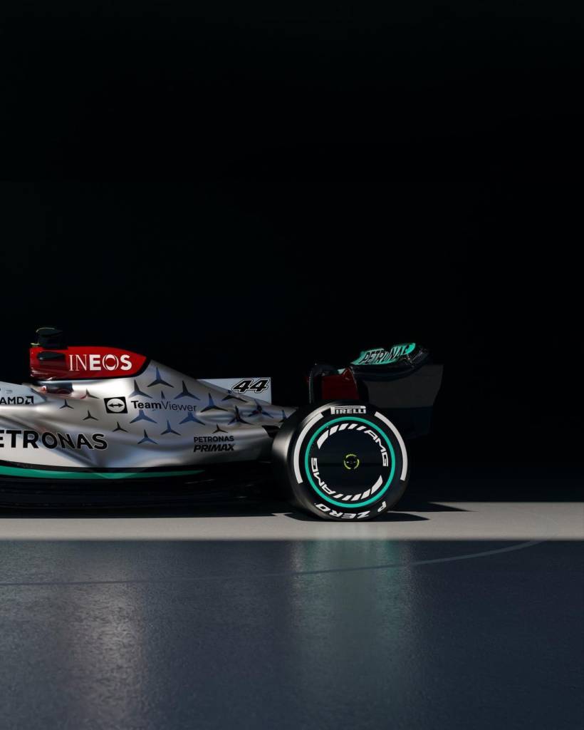 Mercedes presents a model of the car that will compete in the 2022 Formula 1 season; see photo