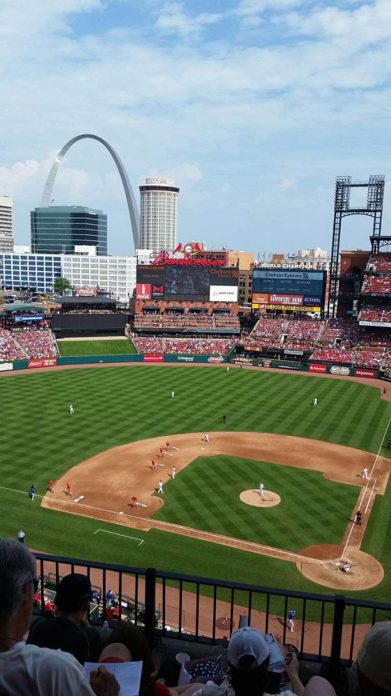 Busch Stadium, section row seat home of St. Louis Cardinals