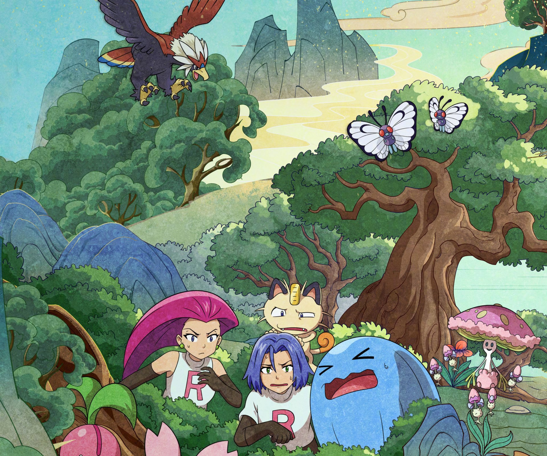 Pokémon the Movie: Secrets of the Jungle HD Wallpaper and Background Image