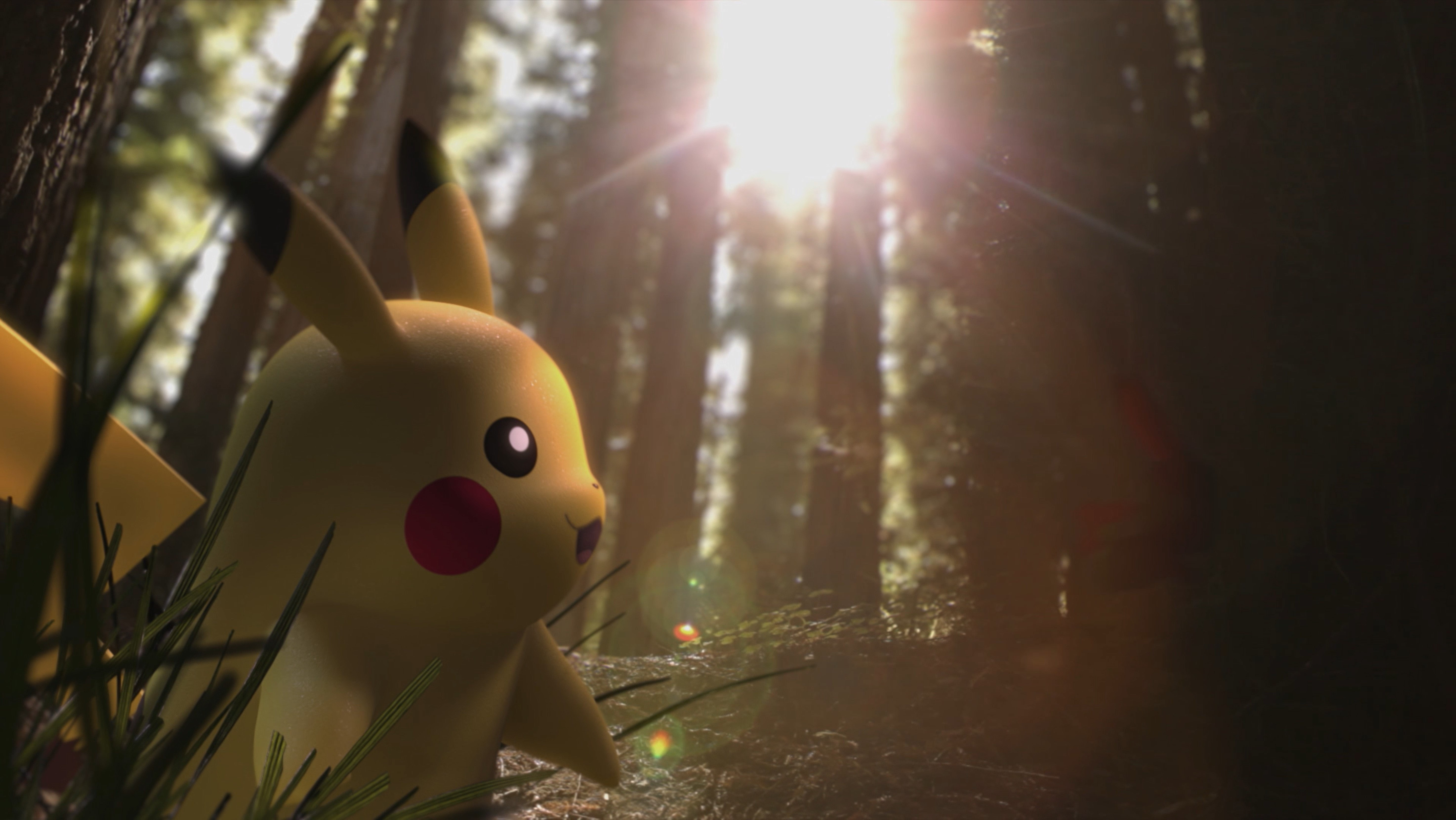 Pikachu In Forest, HD Cartoons, 4k Wallpaper, Image, Background, Photo and Picture